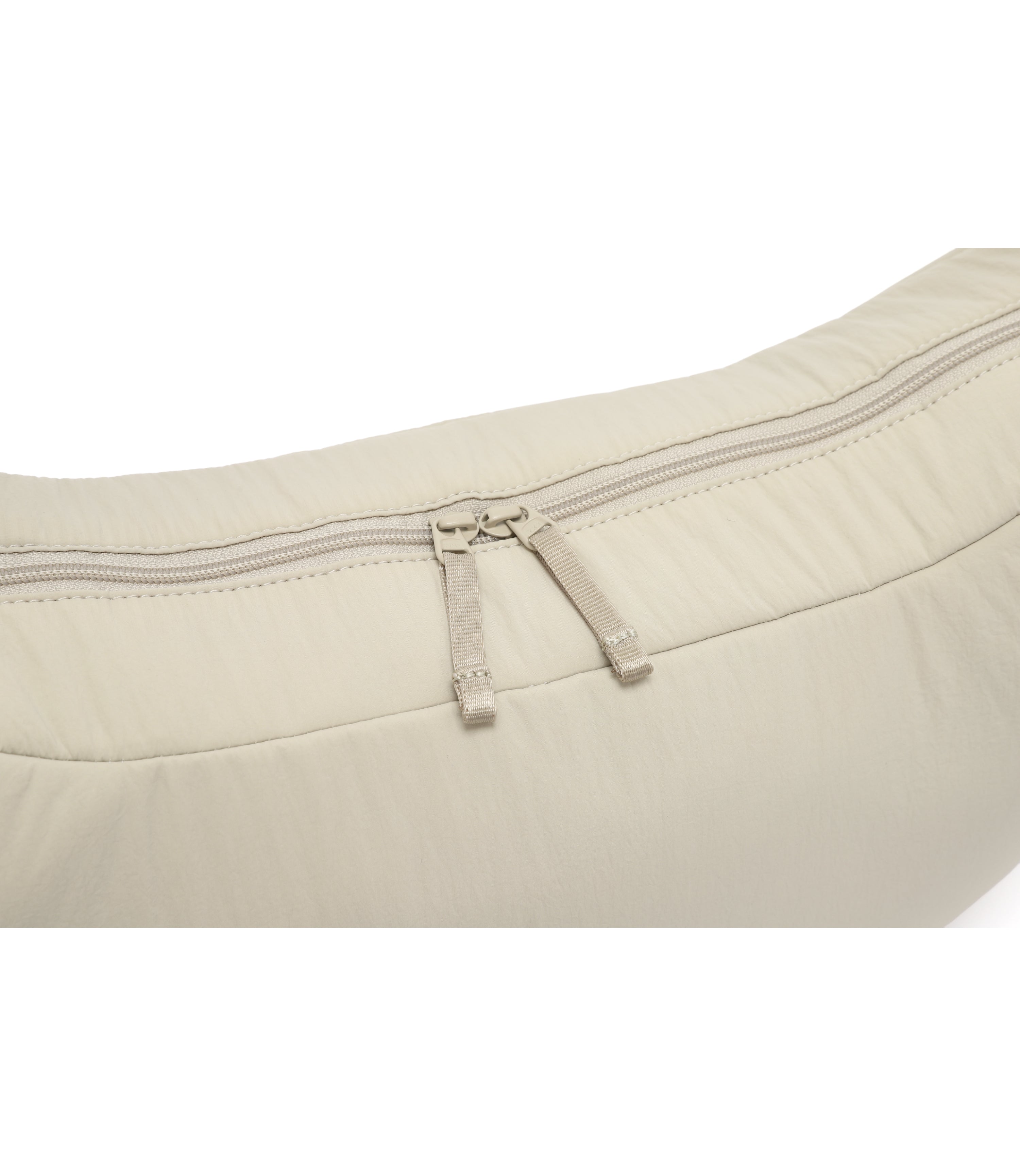 Padded Sling Crossbody Bag L<br>BEIGE