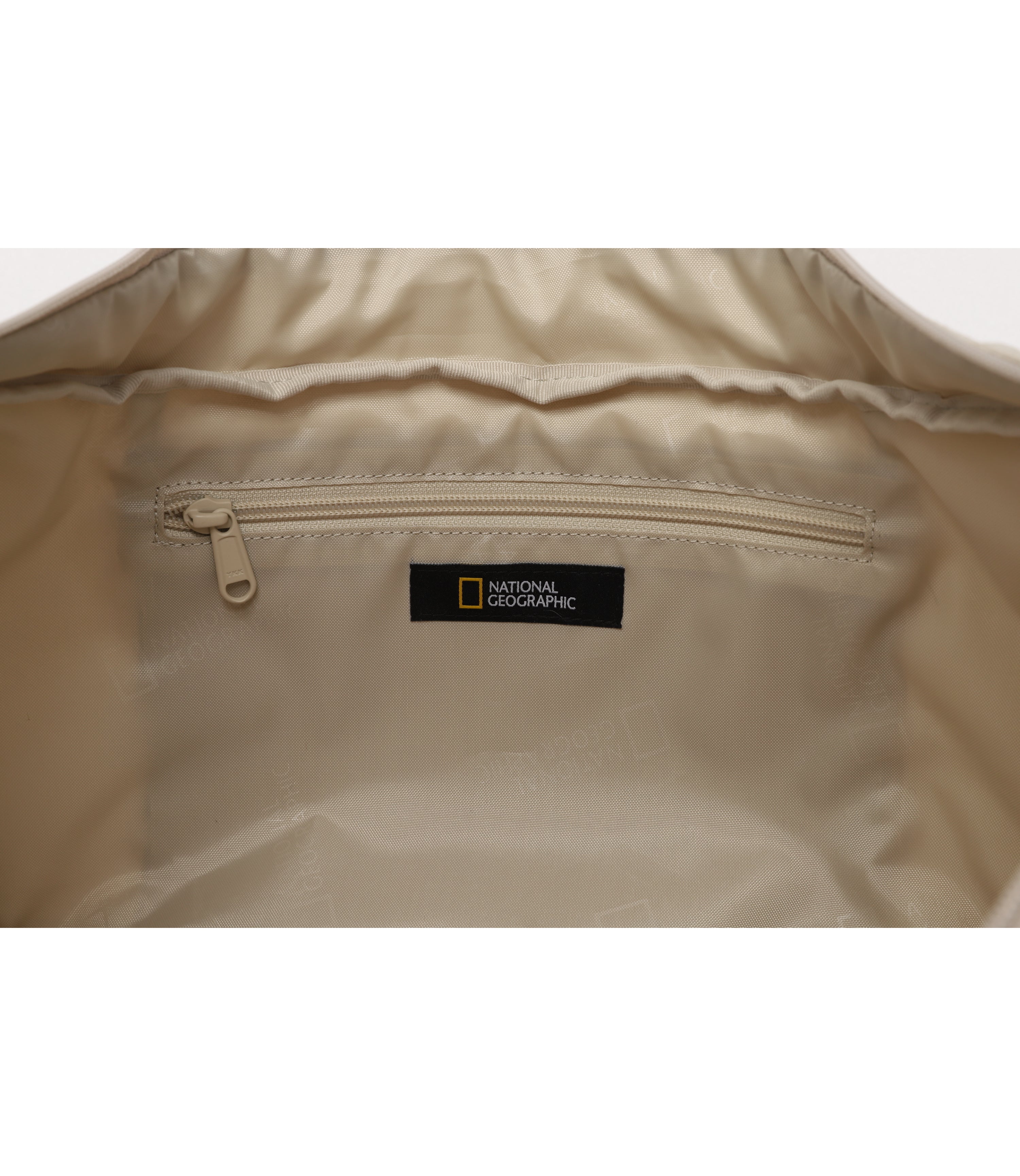 Padded Sling Crossbody Bag L<br>BEIGE