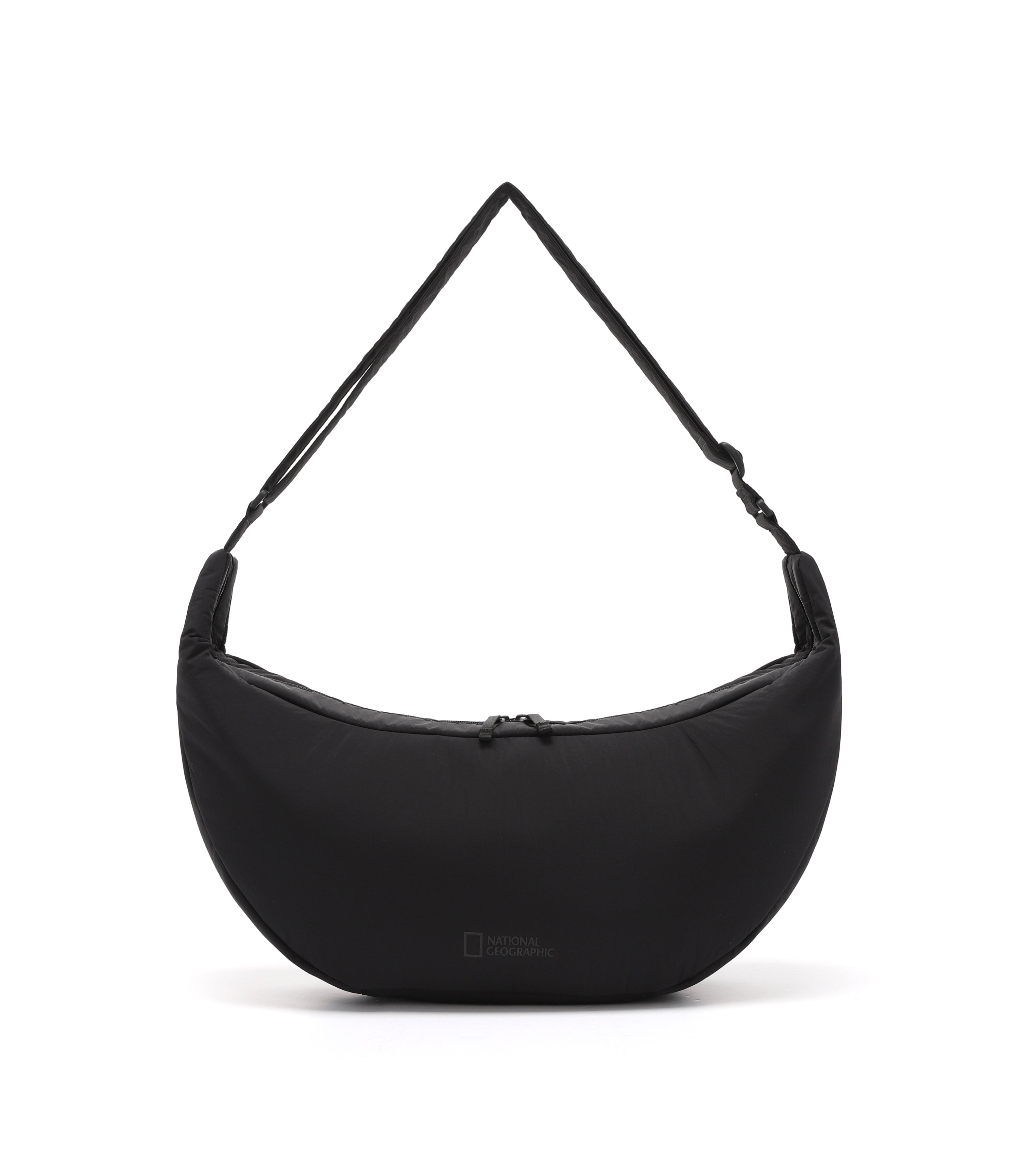 Padded Sling Crossbody Bag L<br>BLACK