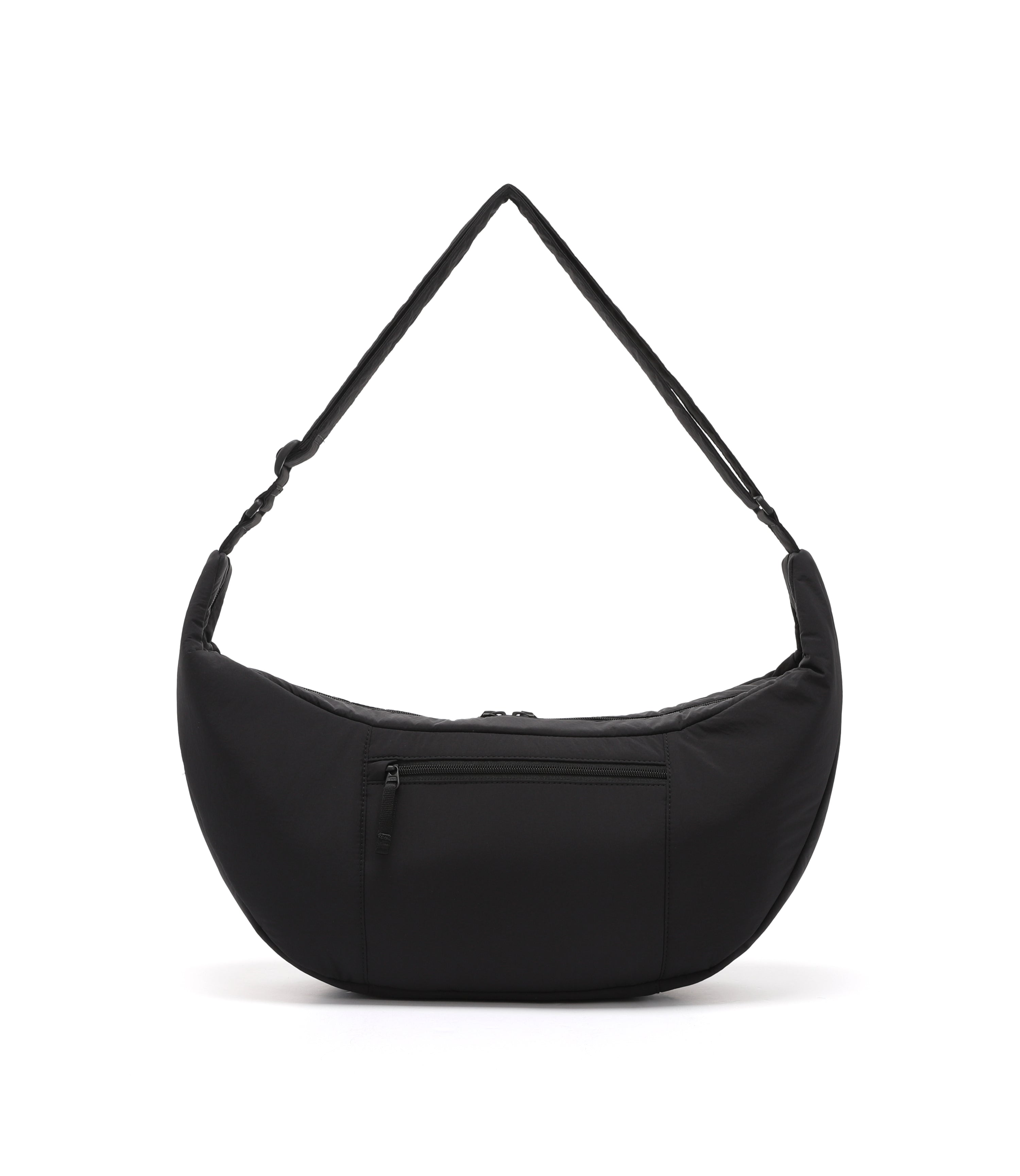 Padded Sling Crossbody Bag L<br>BLACK