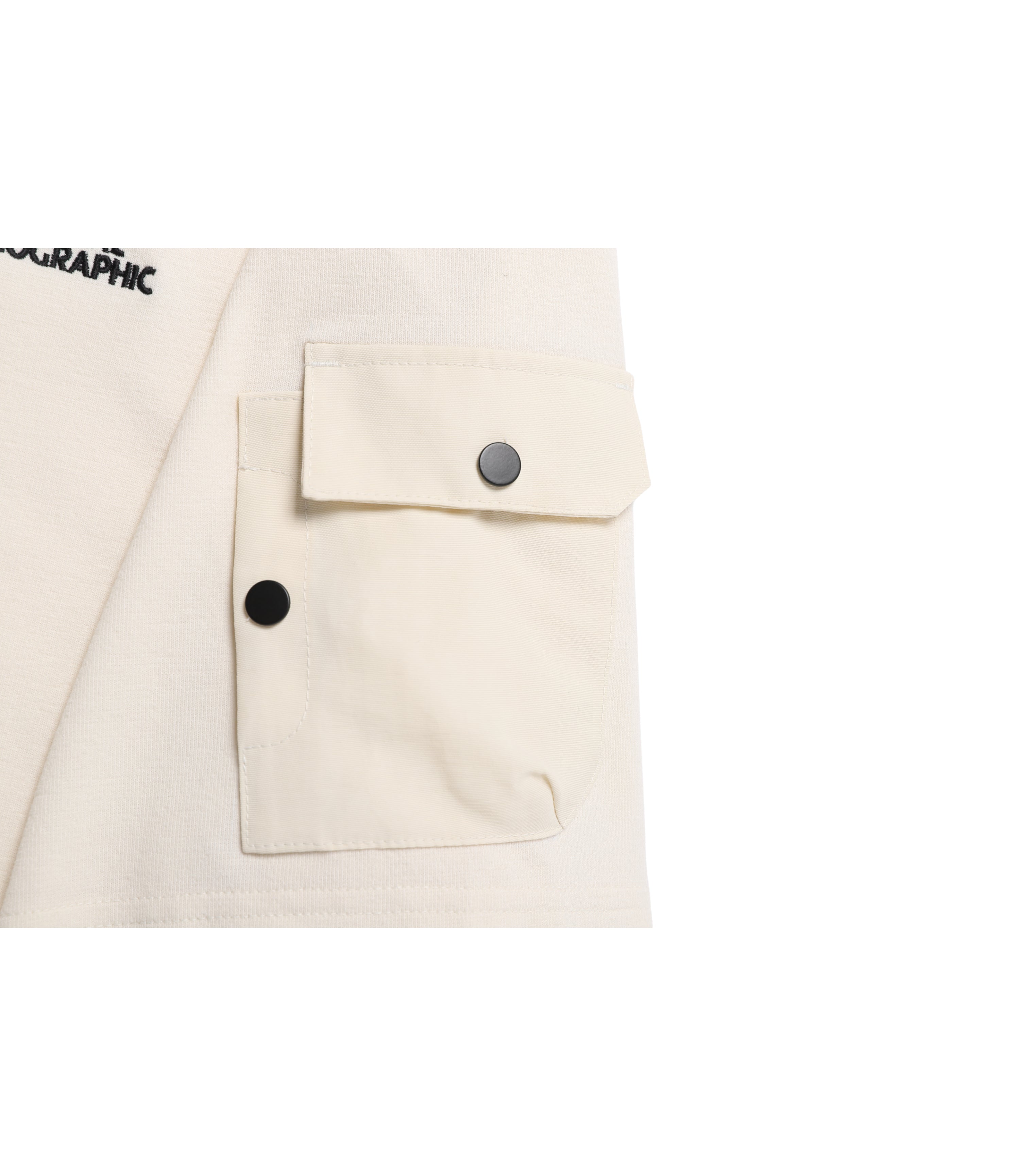 Men's NRN Utility Sleeve-Pocket Short Sleeve Tee<br>IVORY