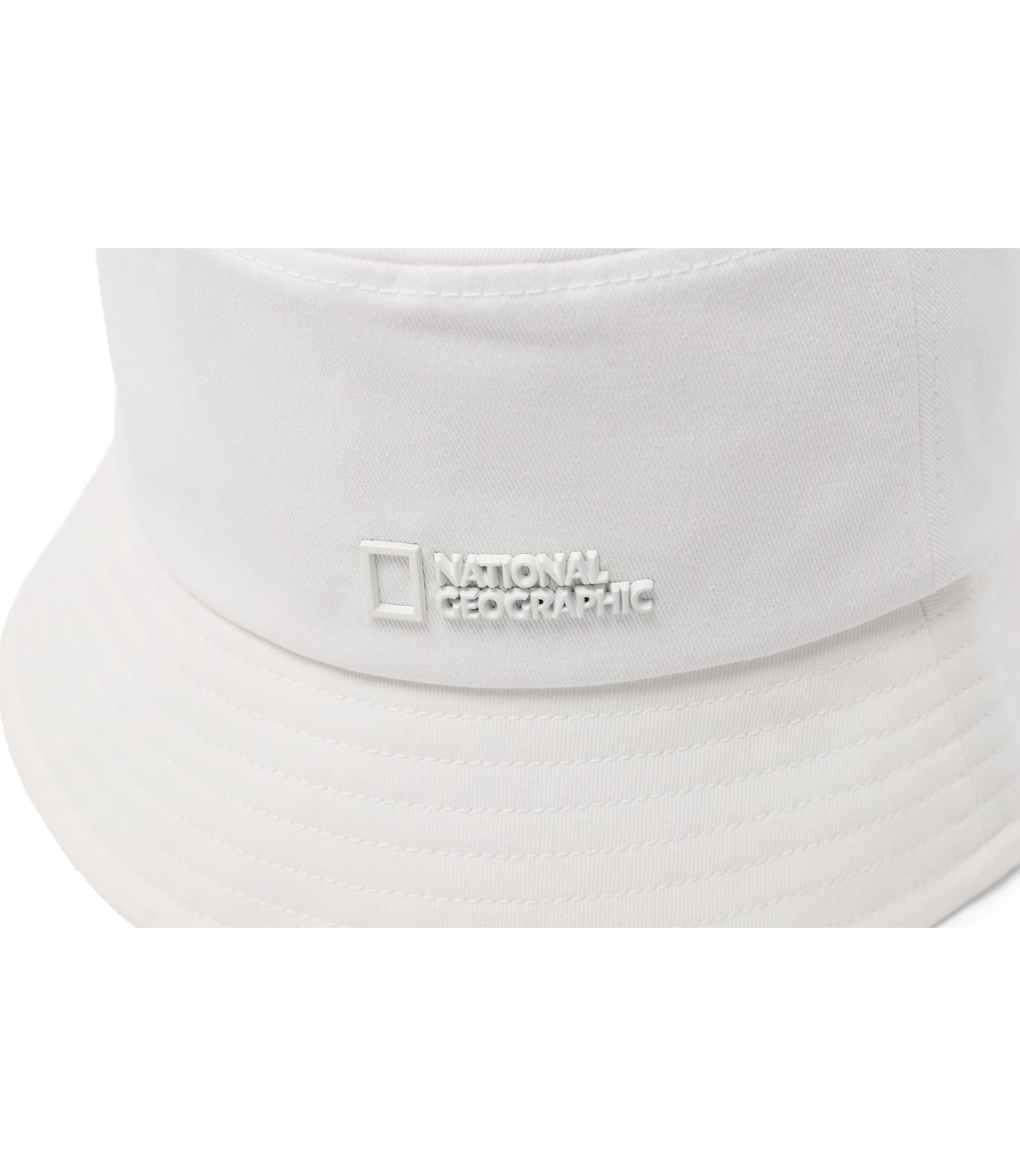 Metallic LOGO Bucket Hat<br>IVORY