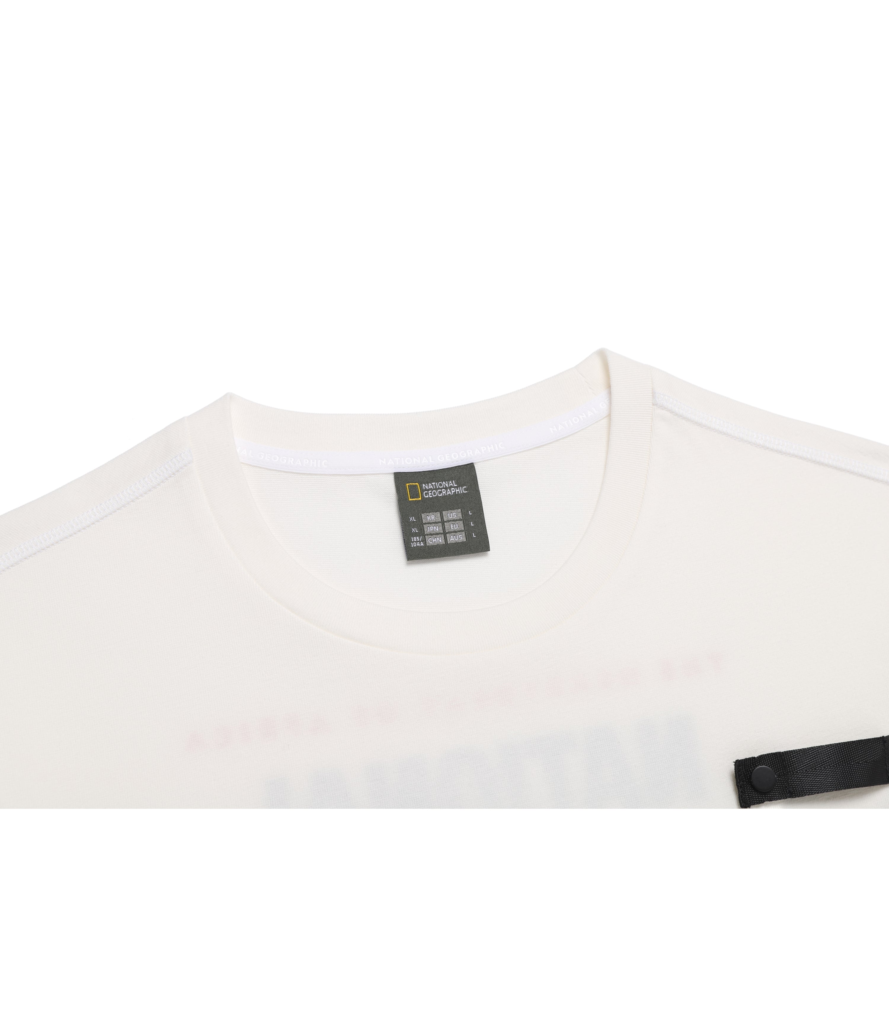 Mens NRN Nature Cooling Graphic Semi-Overfit Tee<br>O/WHITE