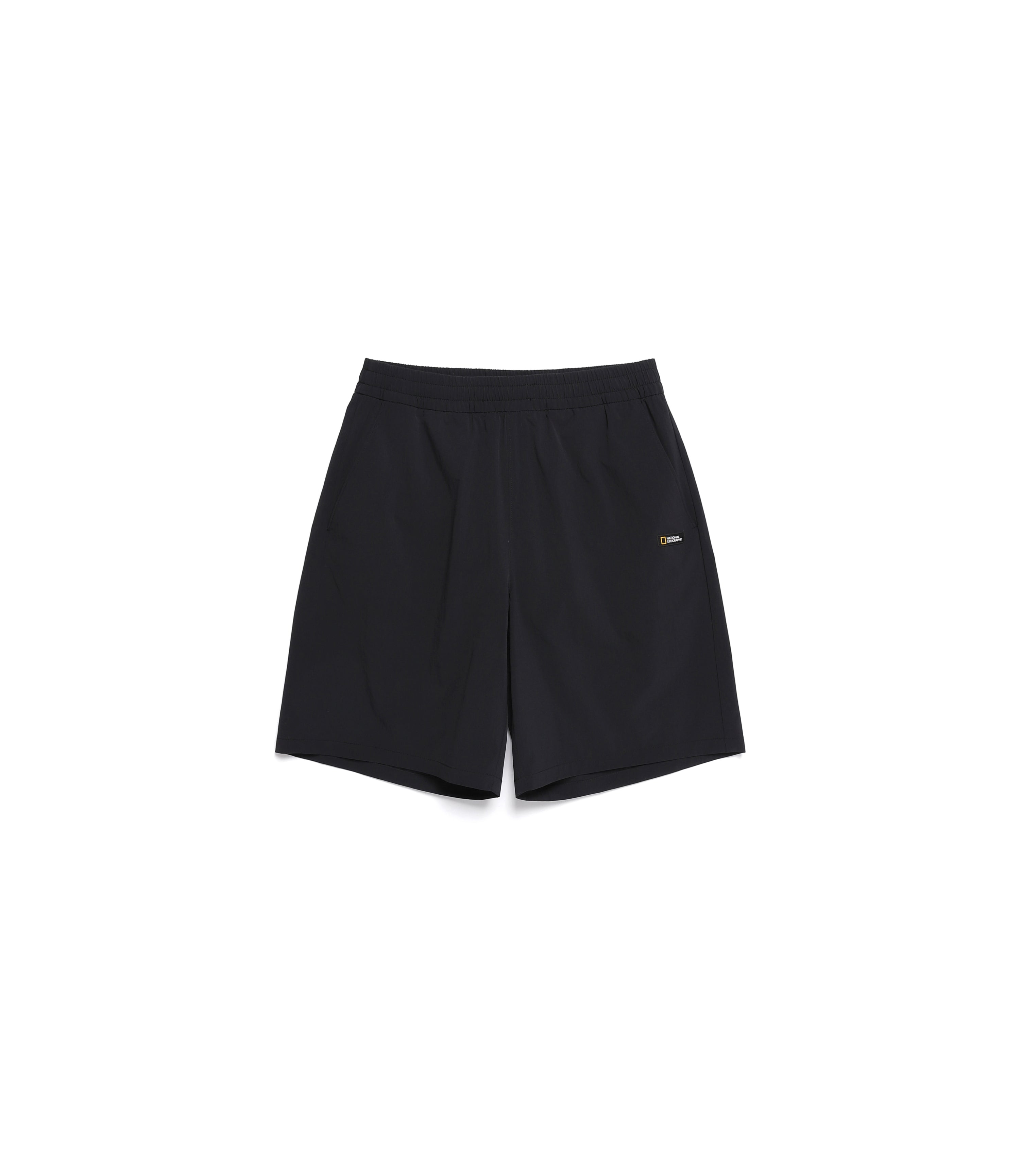 Unisex ADELIE Lightweight Woven Stretch Shorts<br>CARBON BLACK