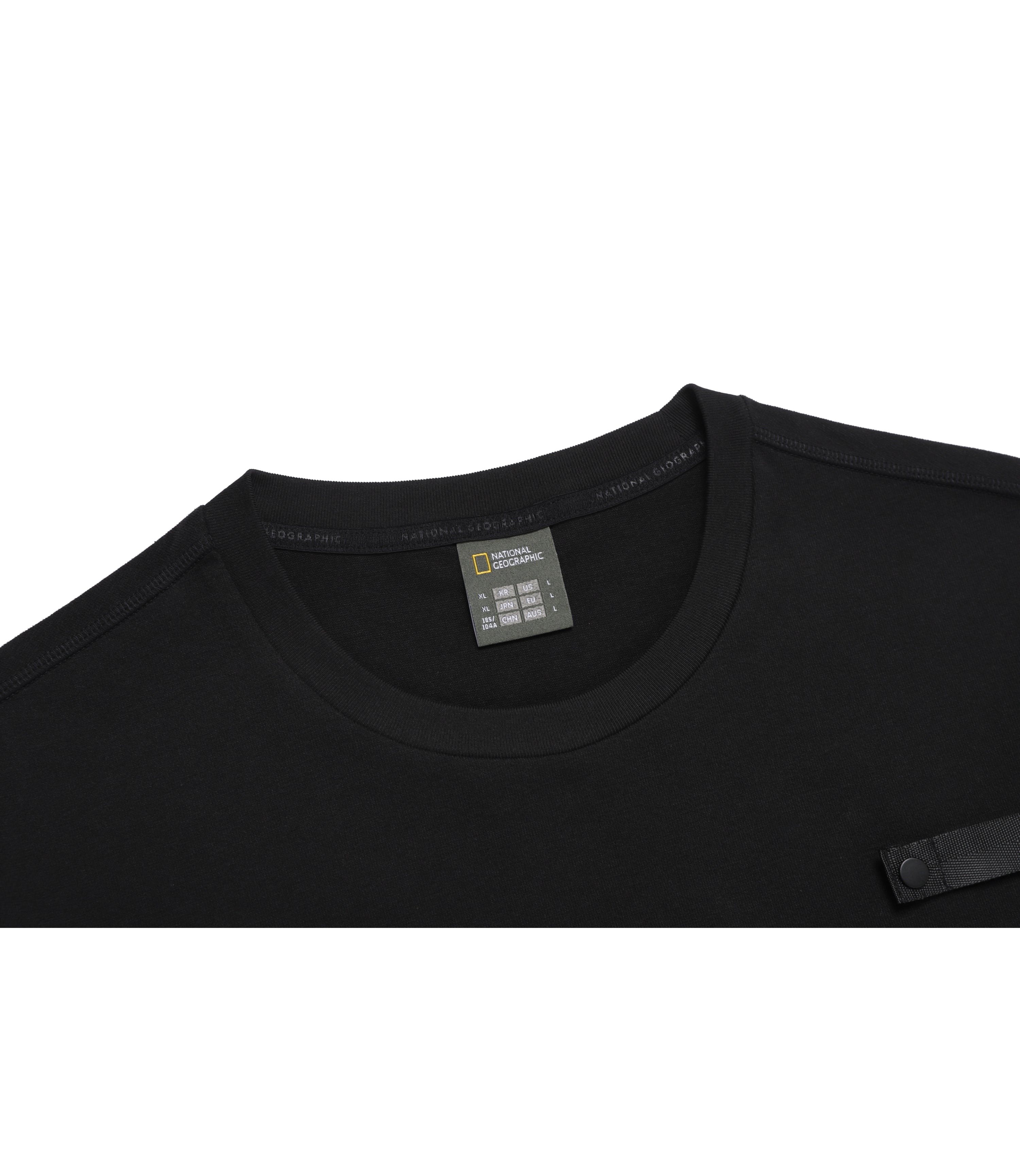 Mens NRN Nature Cooling Graphic Semi-Overfit Tee<br>BLACK