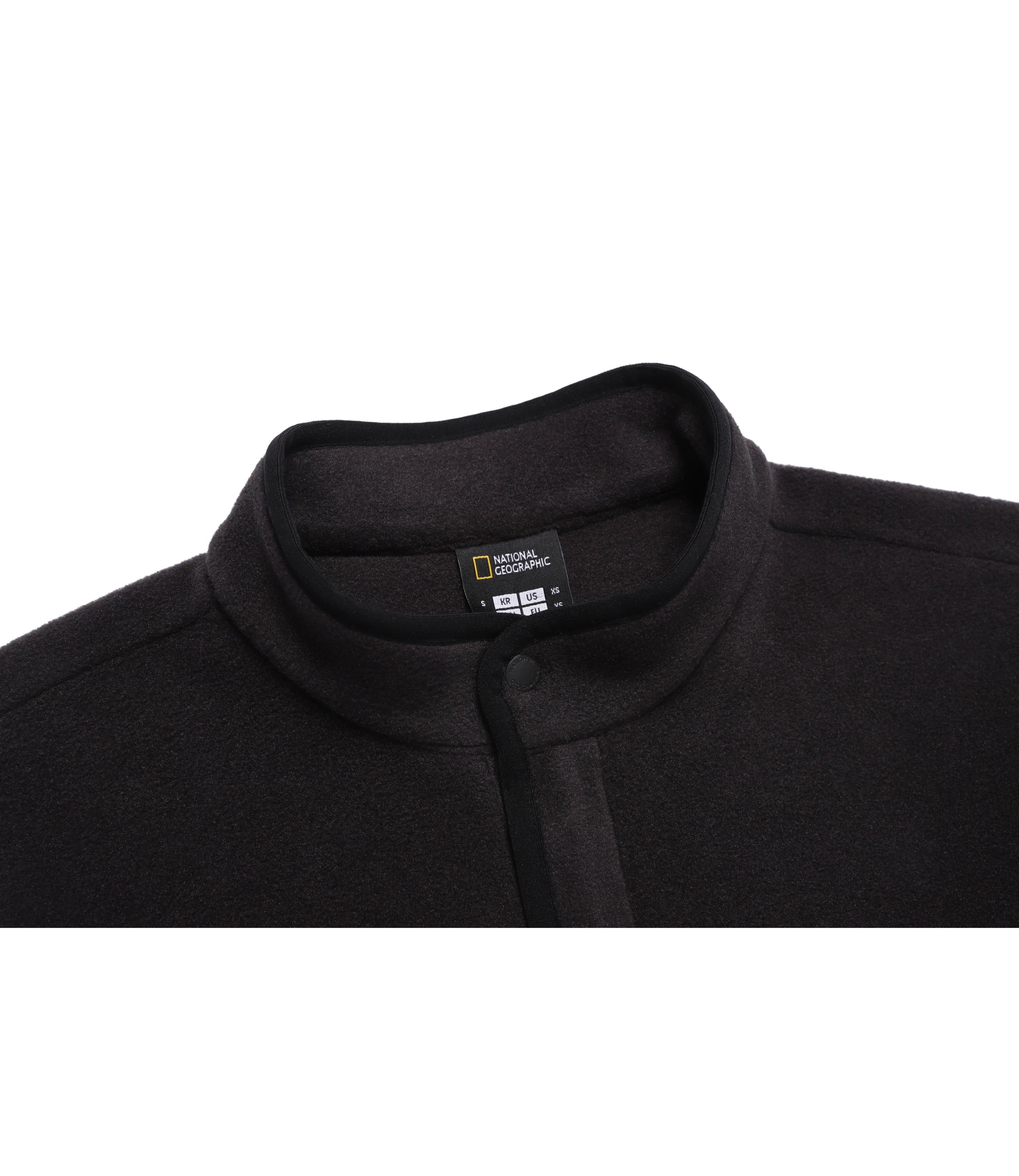 Unisex POLARTEC NAOS Half Zip-Up Sweatshirt<br>BLACK