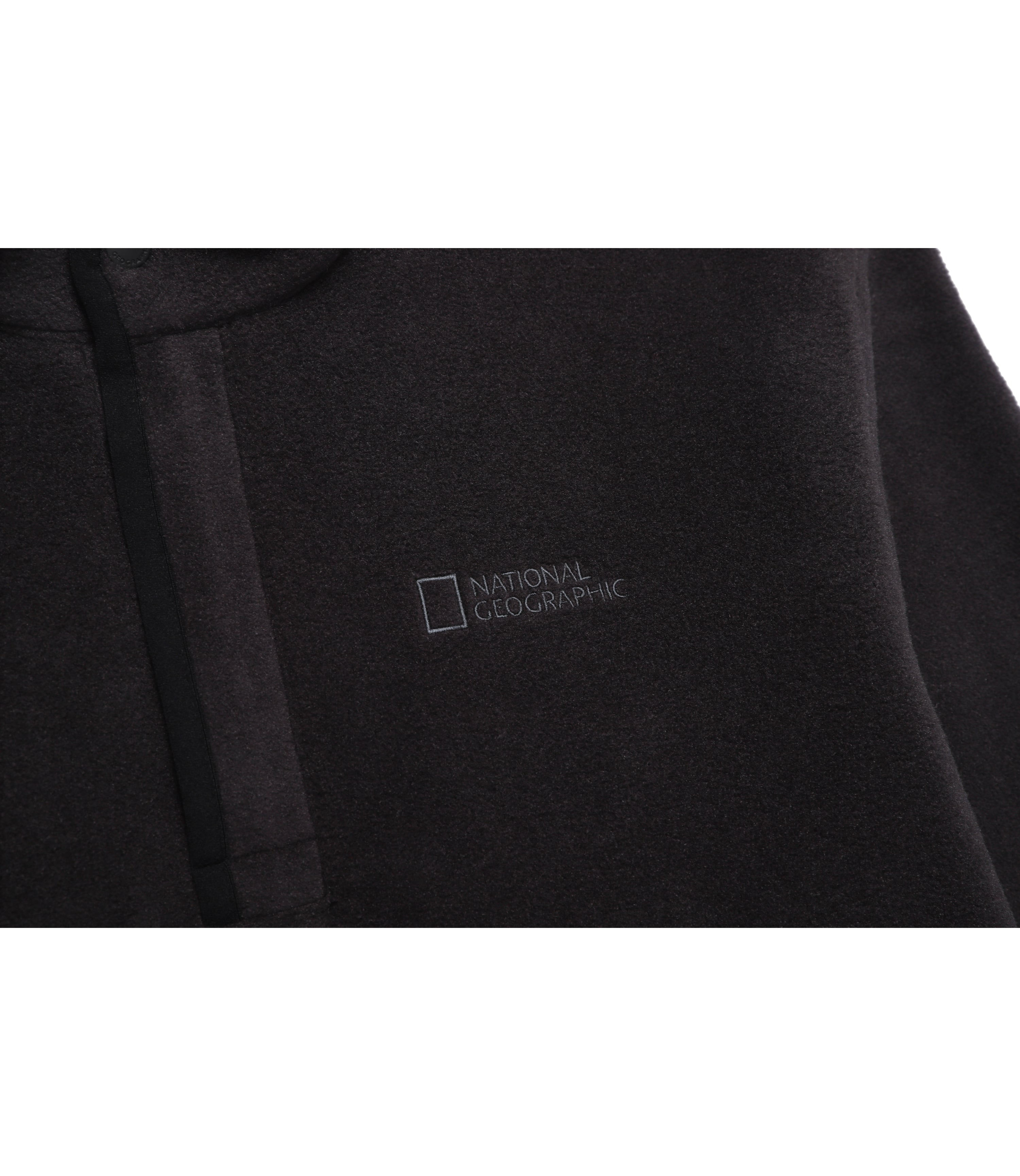Unisex POLARTEC NAOS Half Zip-Up Sweatshirt<br>BLACK