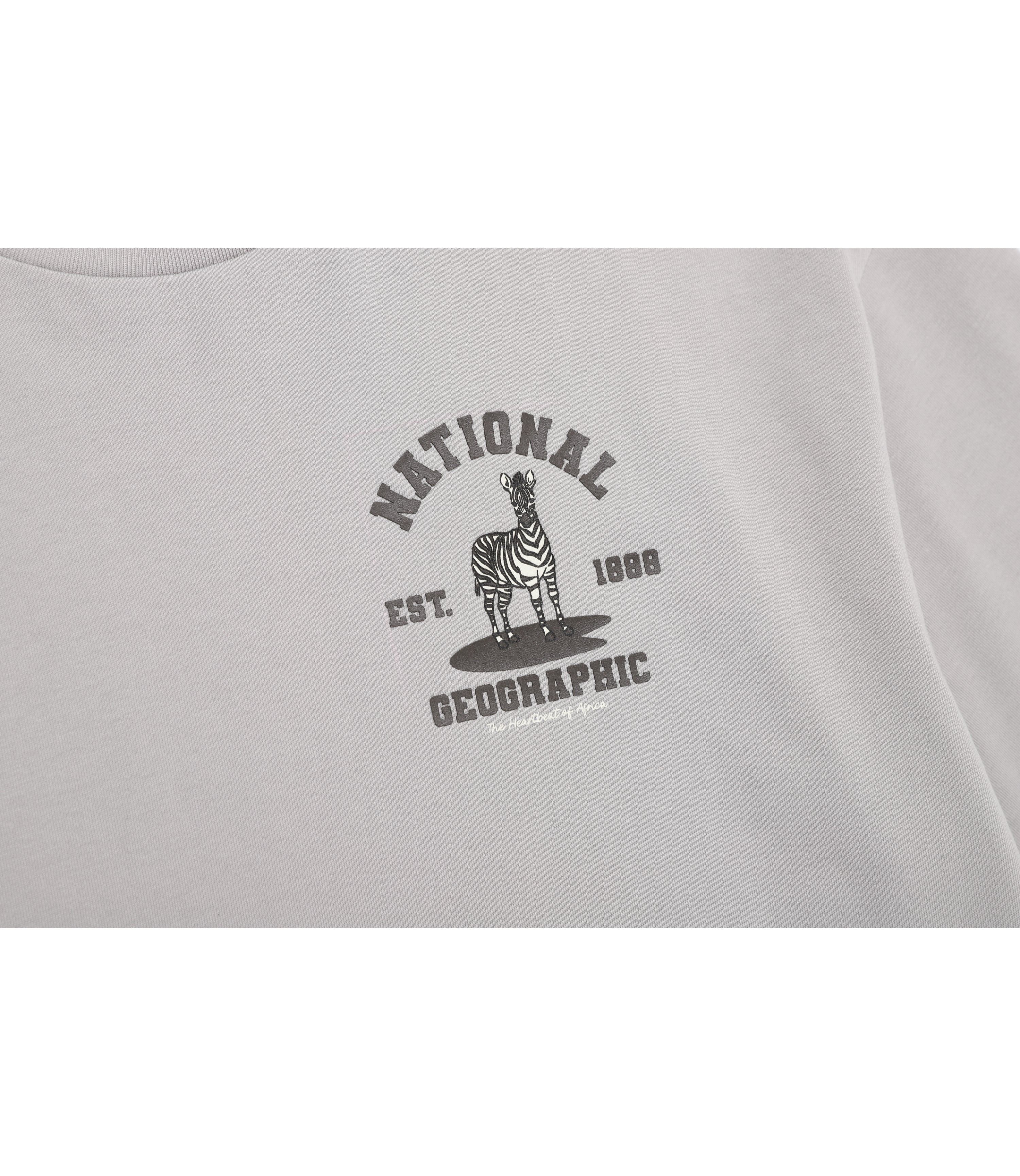 Unisex RATEL Regen Animal Small Graphic Short Sleeve Tee<br>L/GREY