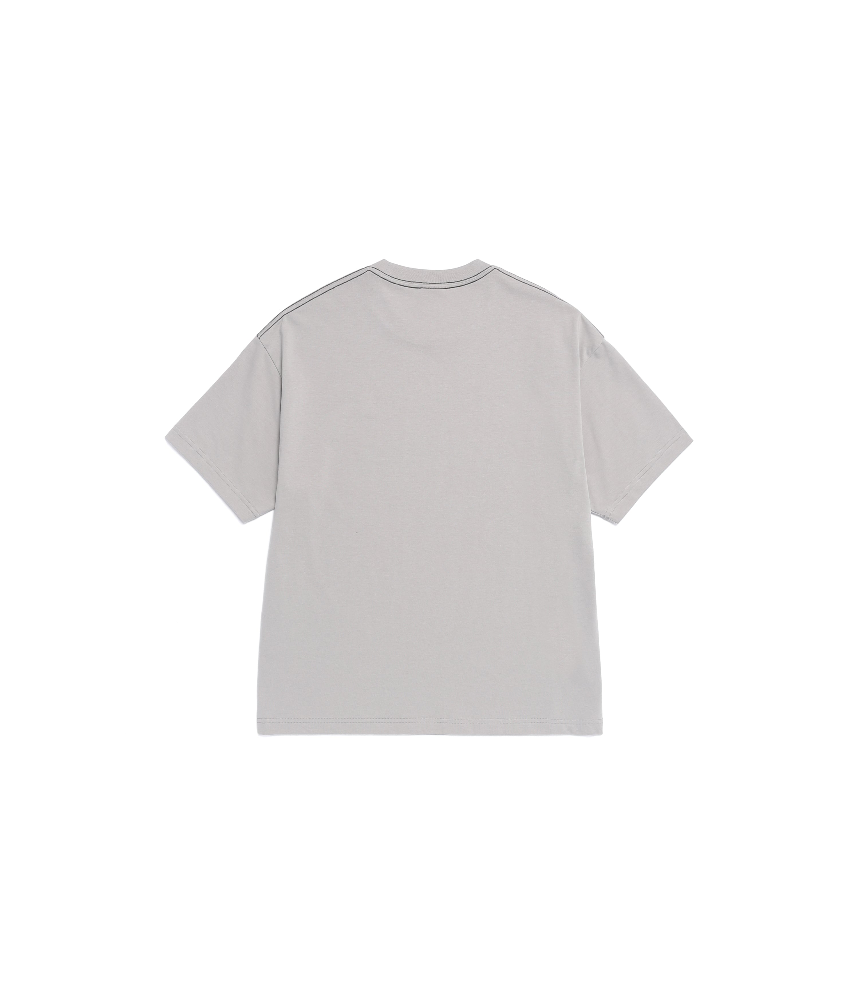 Unisex RATEL Regen Animal Small Graphic Short Sleeve Tee<br>L/GREY