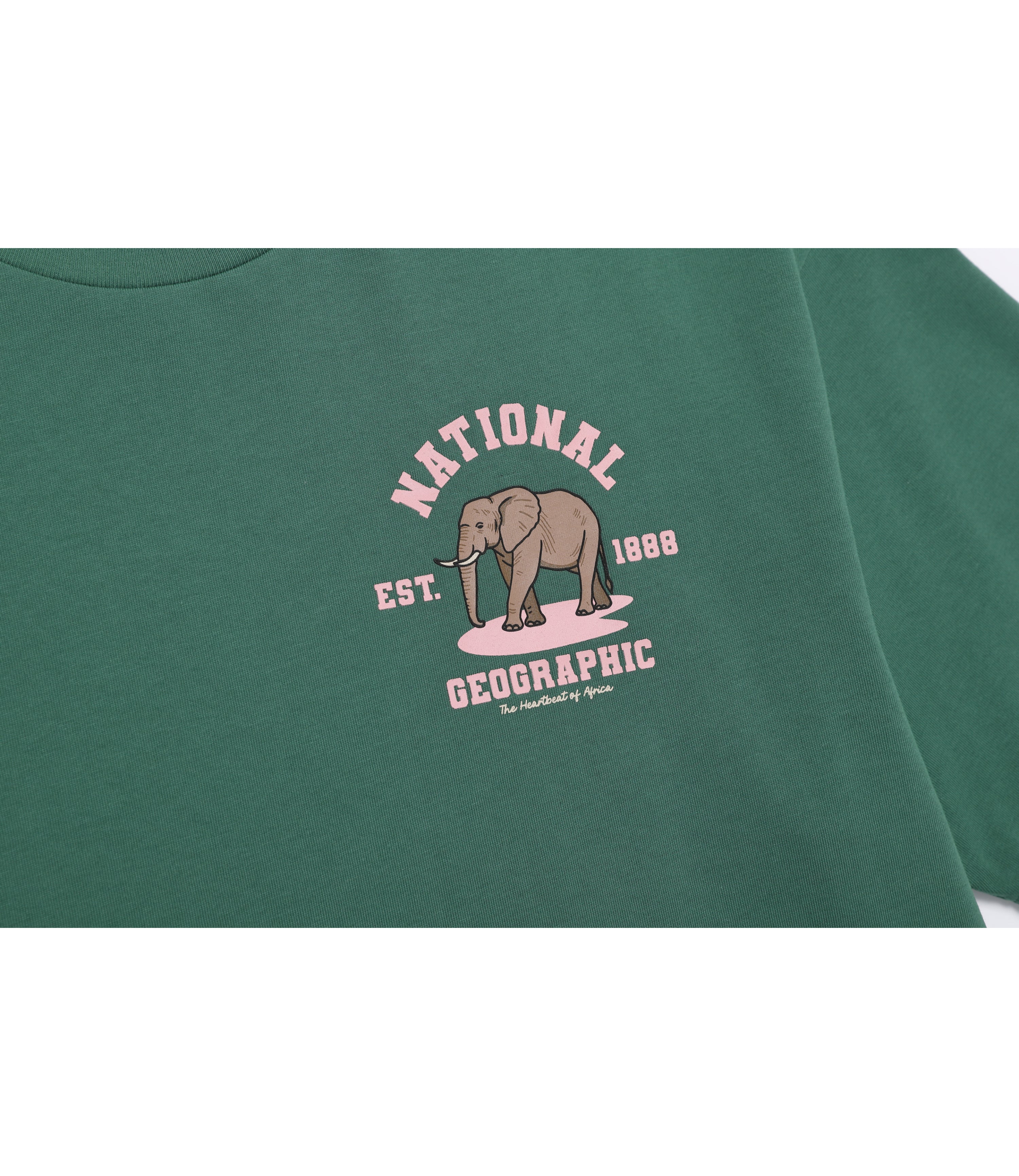 Unisex RATEL Regen Animal Small Graphic Short Sleeve Tee<br>GREEN HILLS