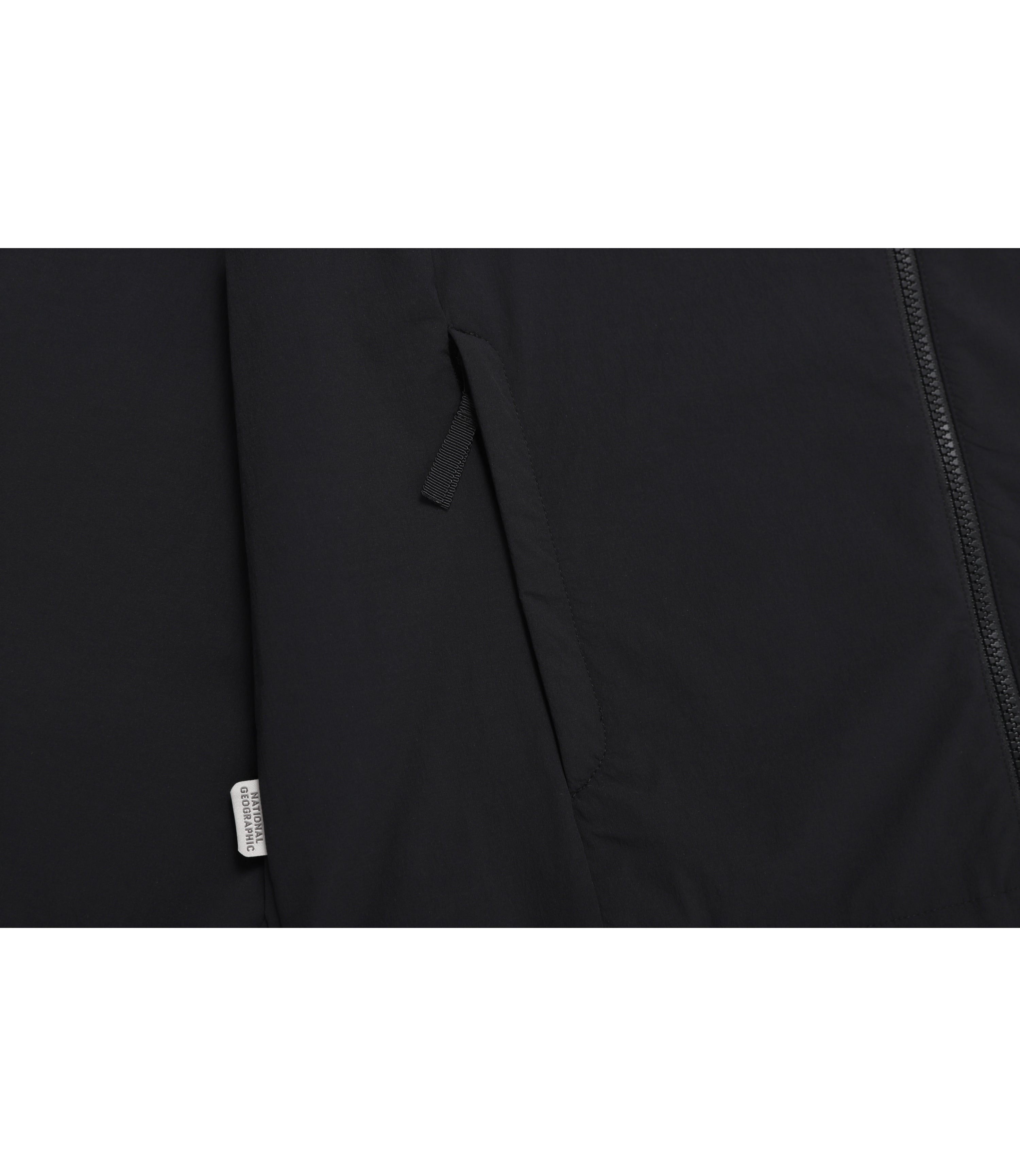Women's ADELIE Cooling Stretch Semi-Over Fit Hooded Full Zip-Up Jacket<br>BLACK