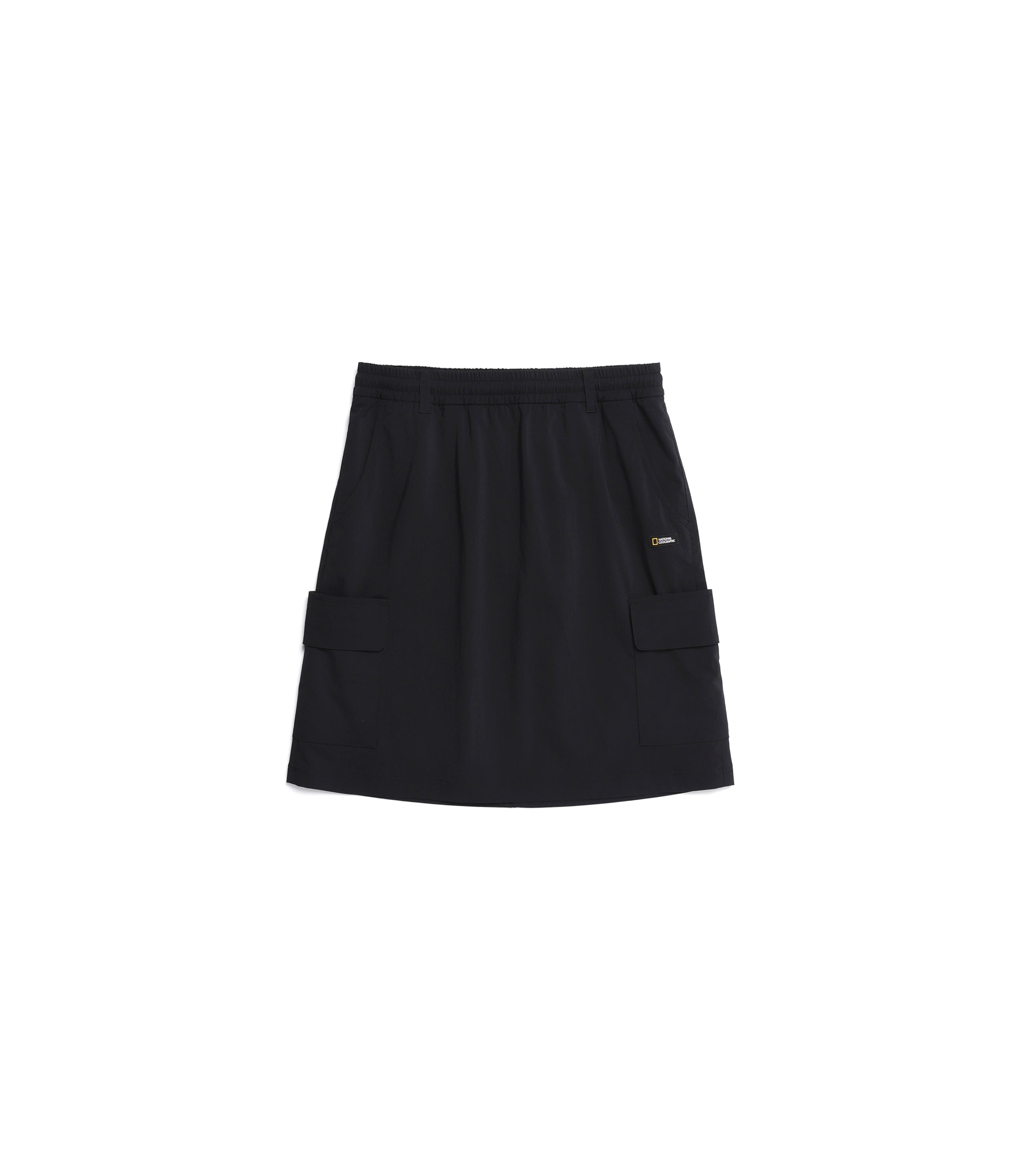 Women's Woven Cargo Skirt<br>CARBON BLACK