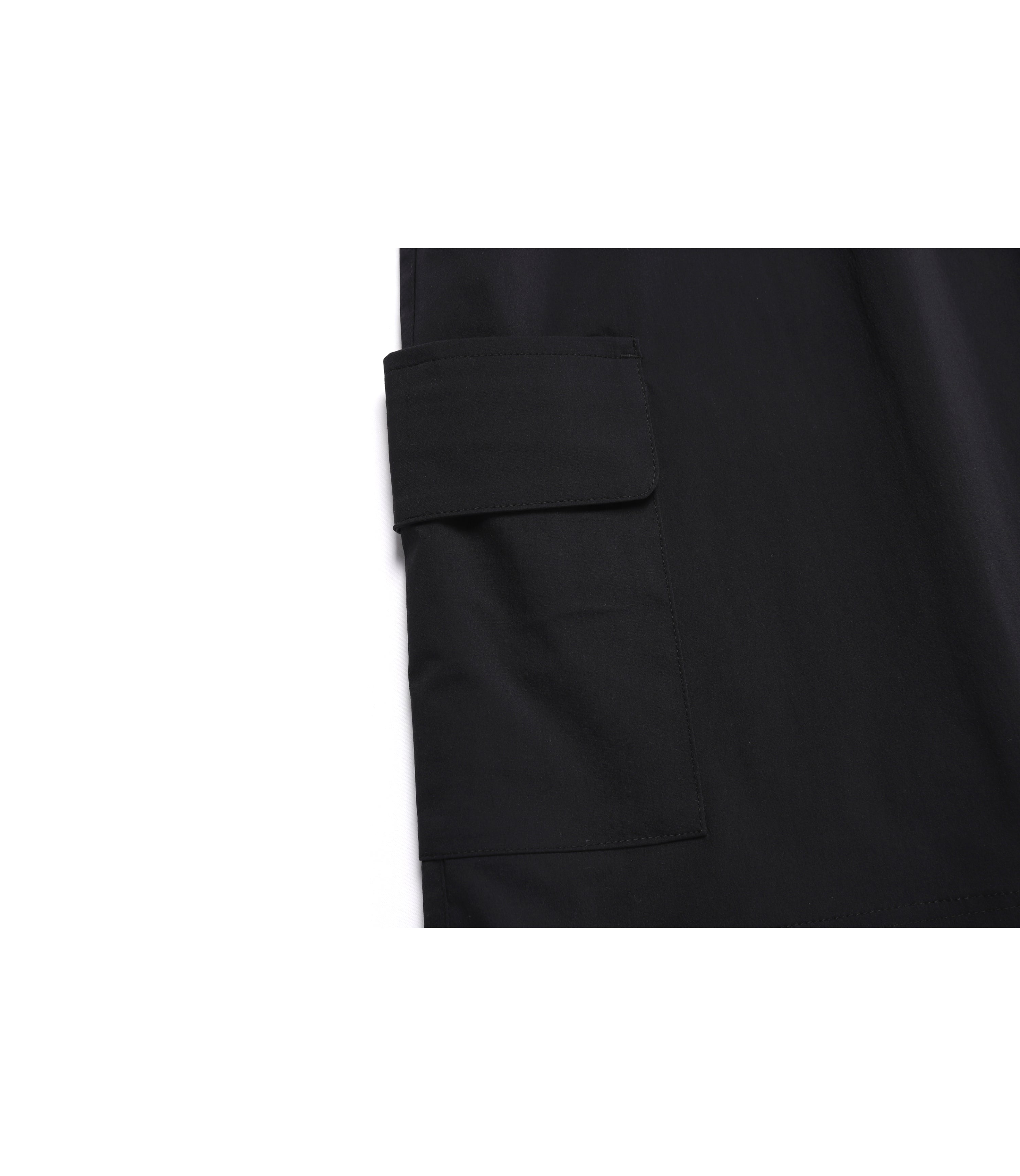 Women's Woven Cargo Skirt<br>CARBON BLACK