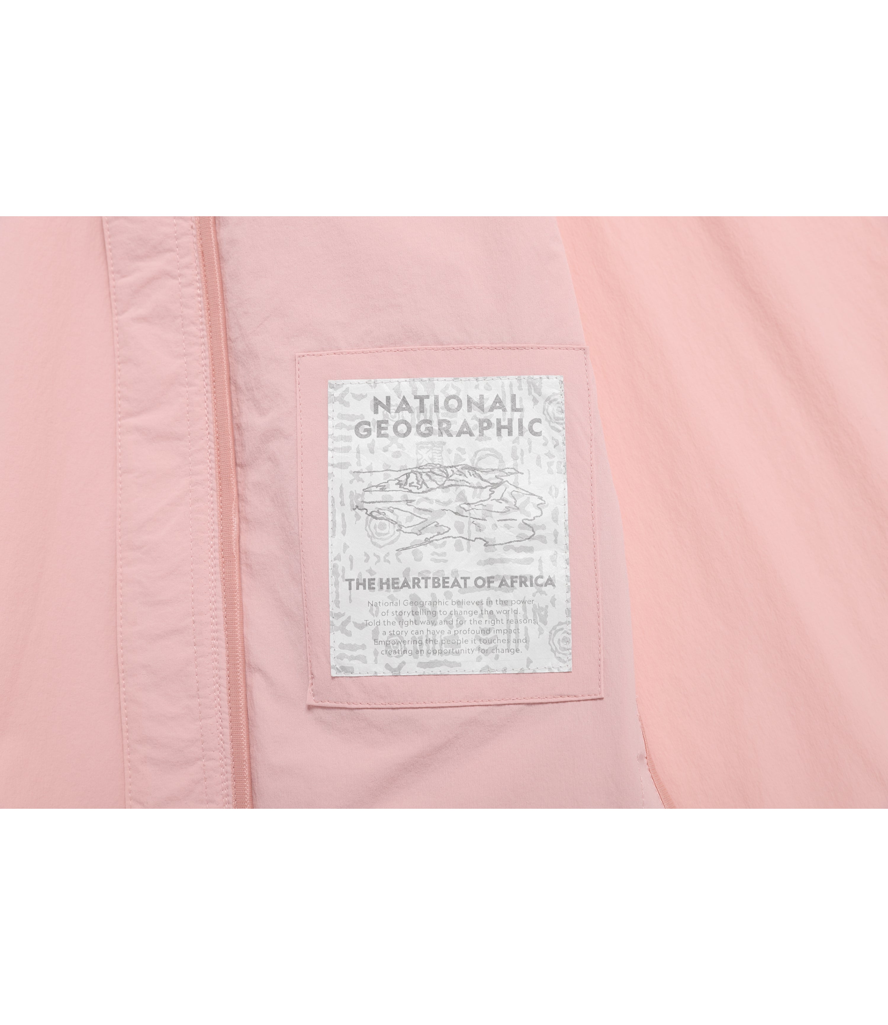 Women's ADELIE Cooling Stretch Semi-Over Fit Hooded Full Zip-Up Jacket<br>SILVER PINK