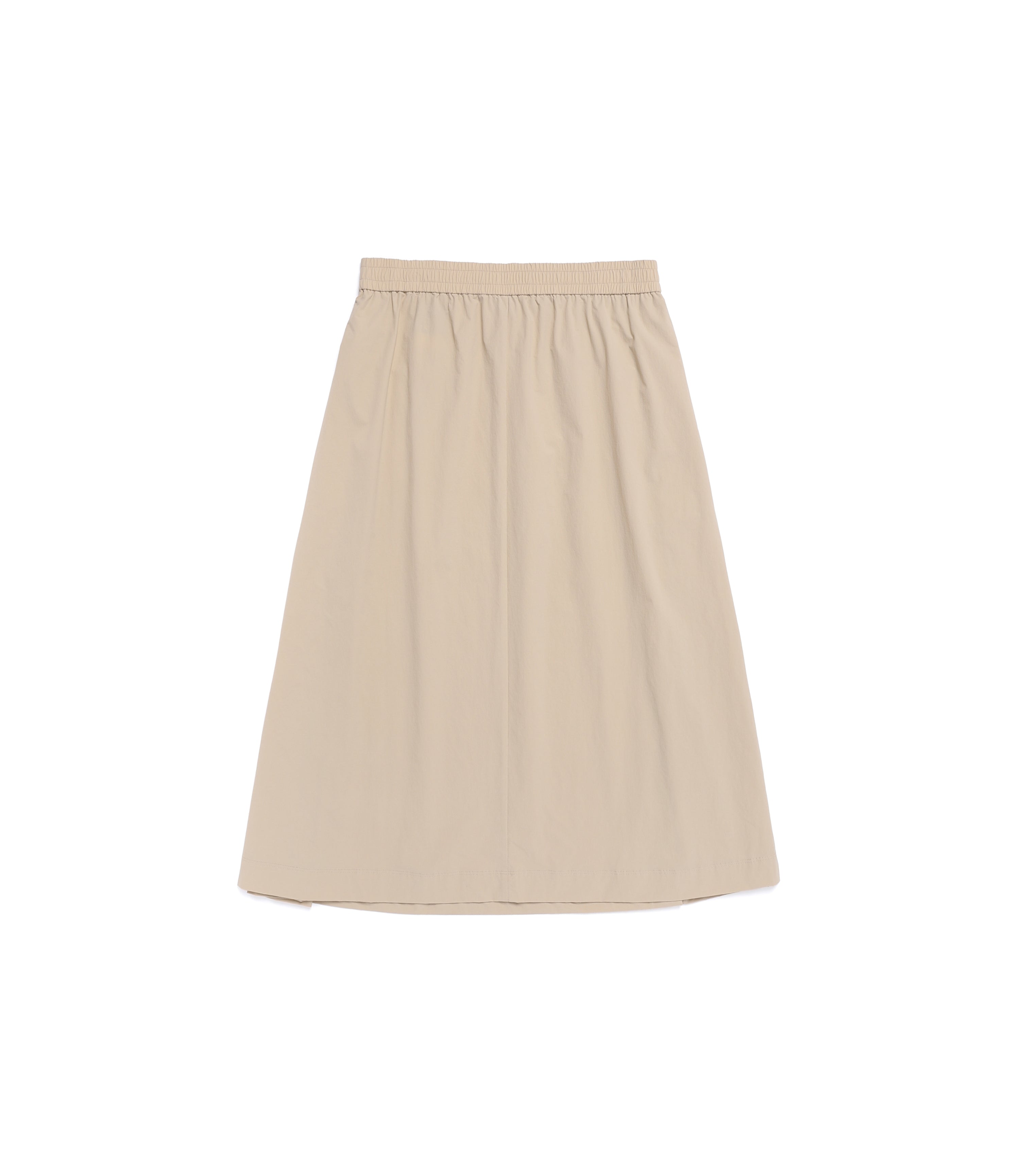 Women's ADELIE Cooling Stretch A-Line Skirt<br>L/BEIGE