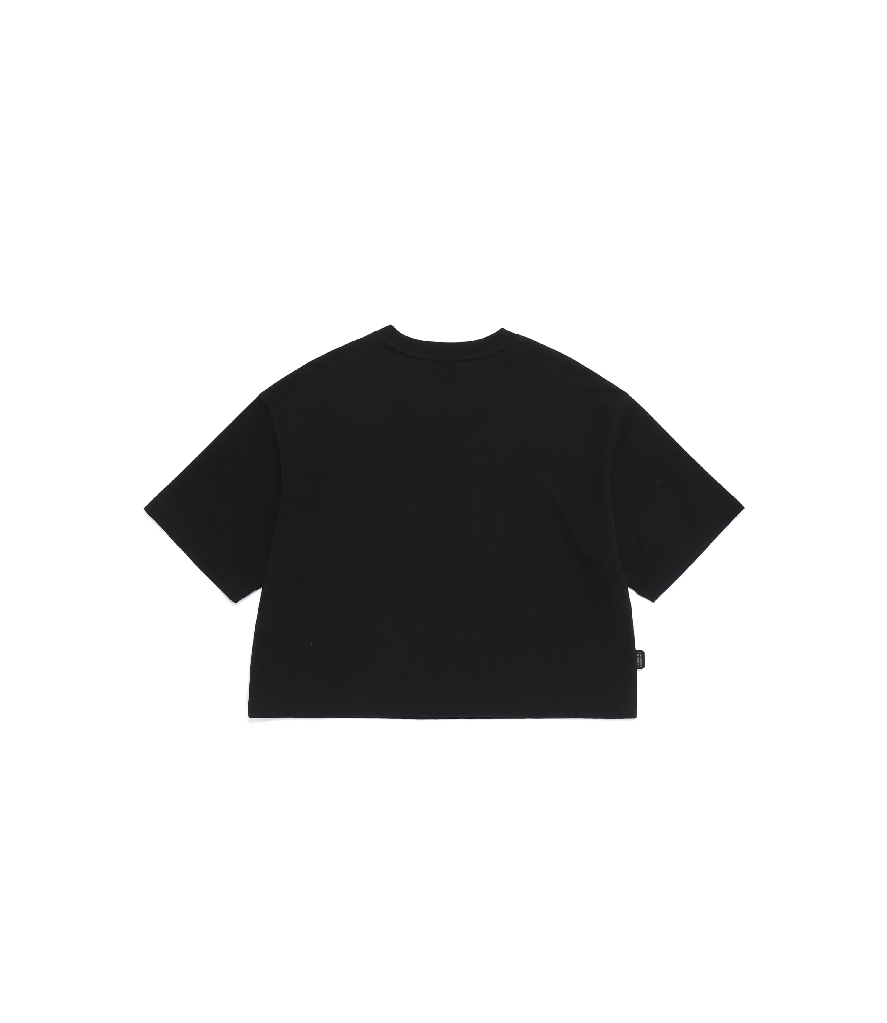 Women's RATEL Regen Overfit Cropped Short Sleeve Tee<br>BLACK