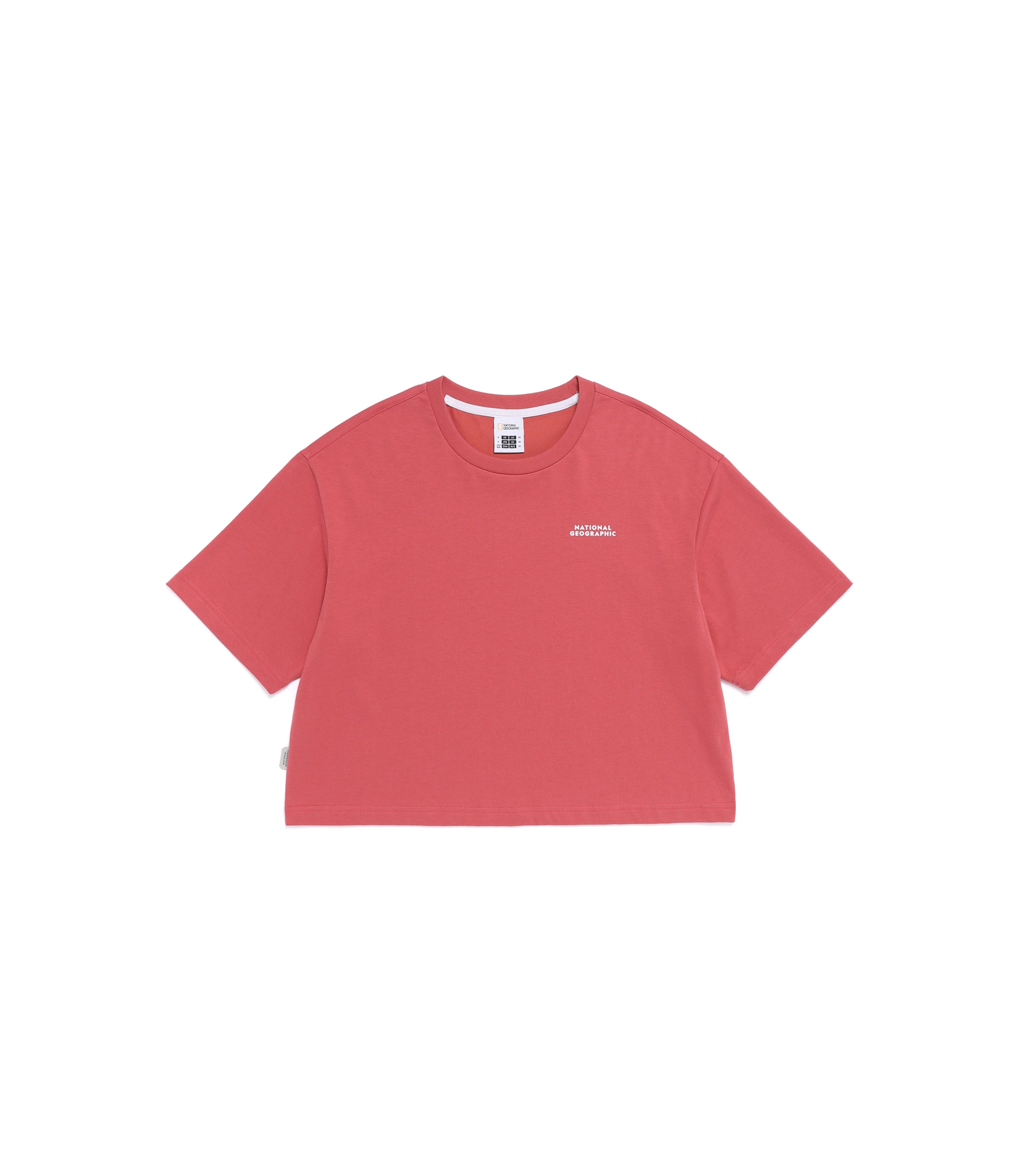 Women's RATEL Regen Overfit Cropped Short Sleeve Tee<br>ROSE