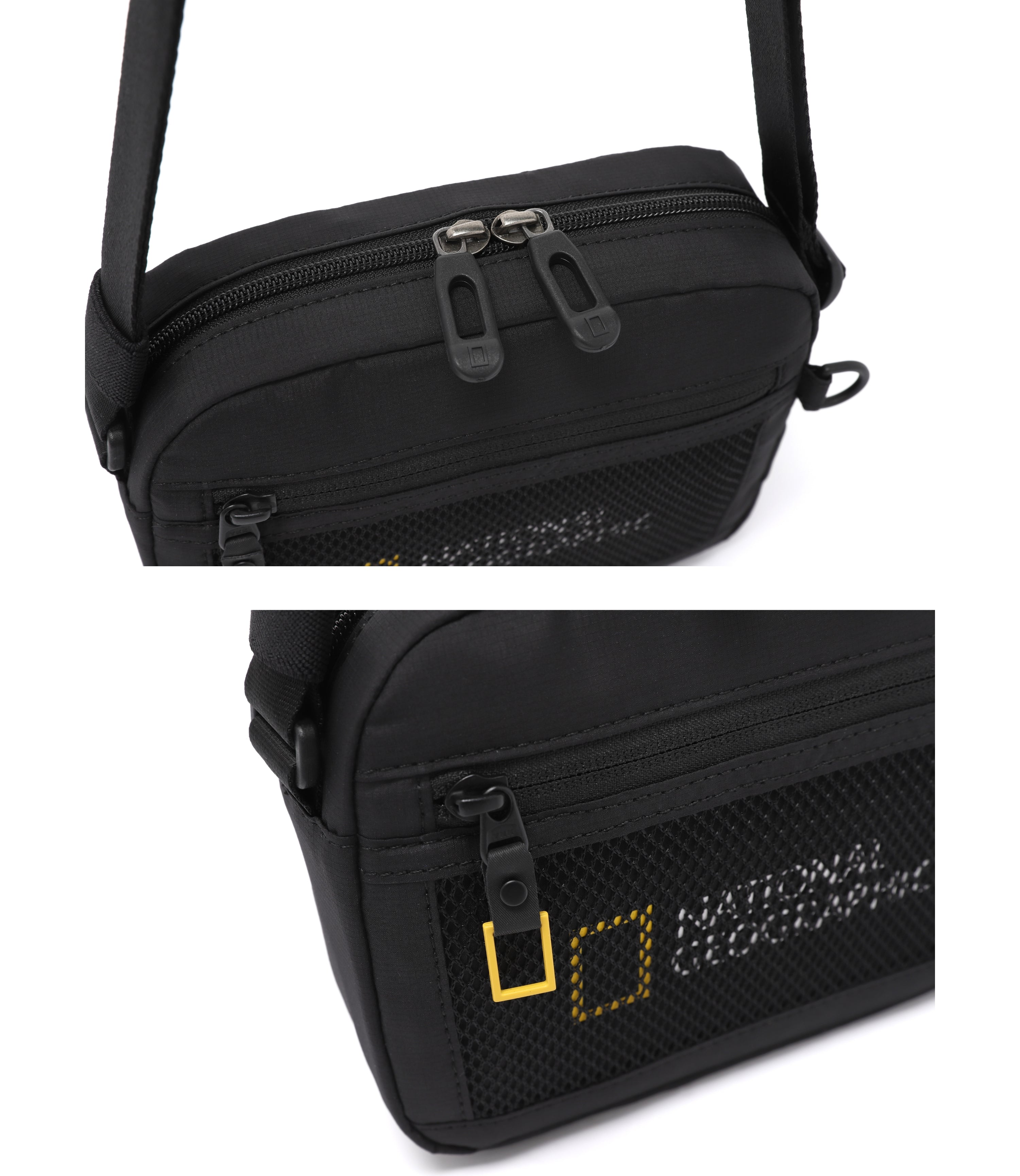 Kid's Square Crossbody Bag<br>BLACK