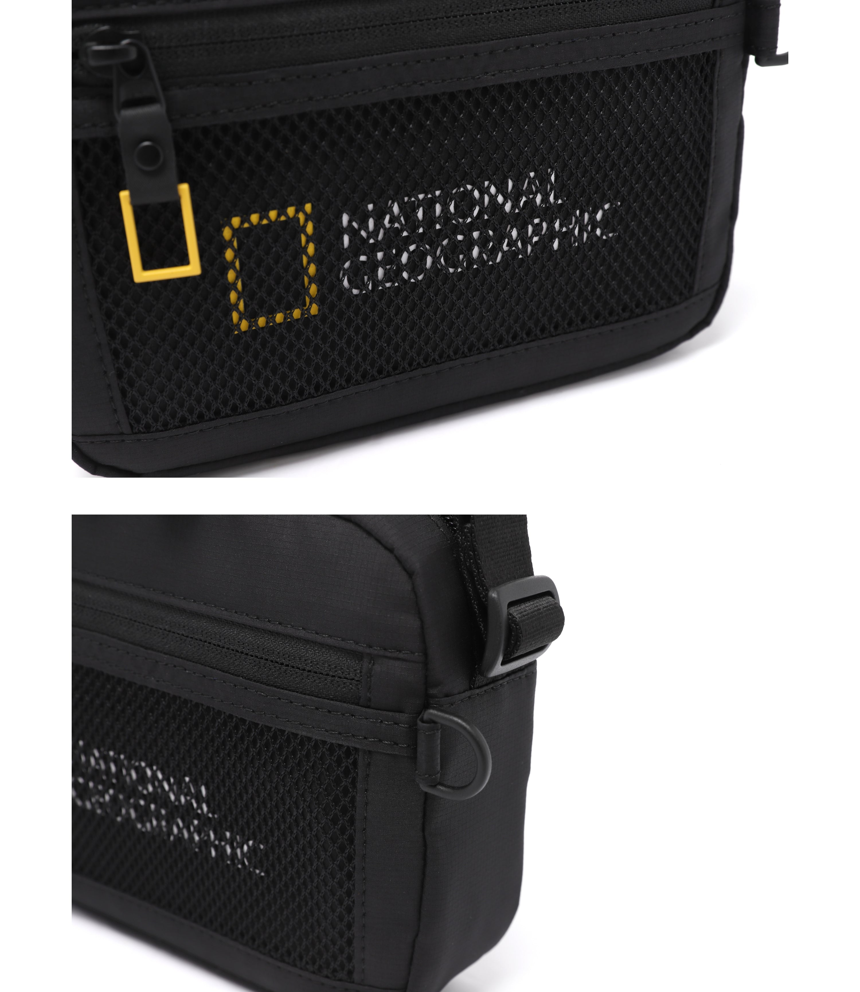 Kid's Square Crossbody Bag<br>BLACK