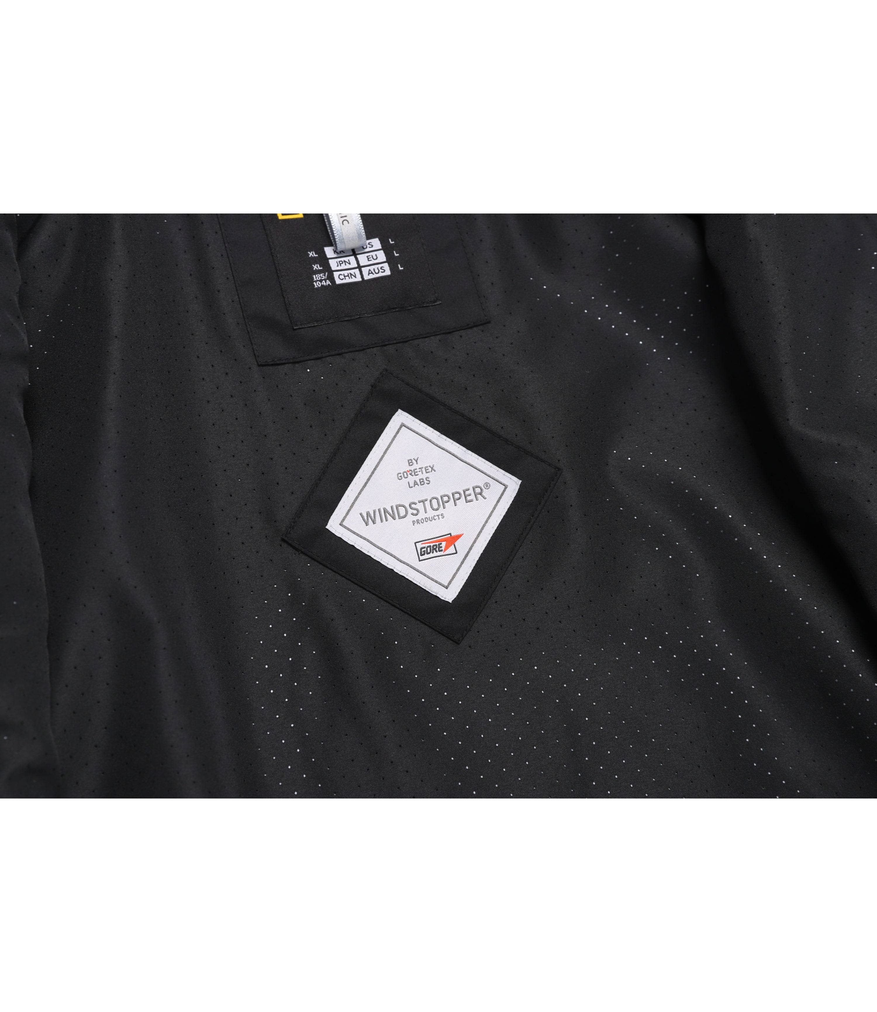 Men's ATLAS Windstopper By Gore-Tex Labs Stand Collar Jacket<br>BLACK