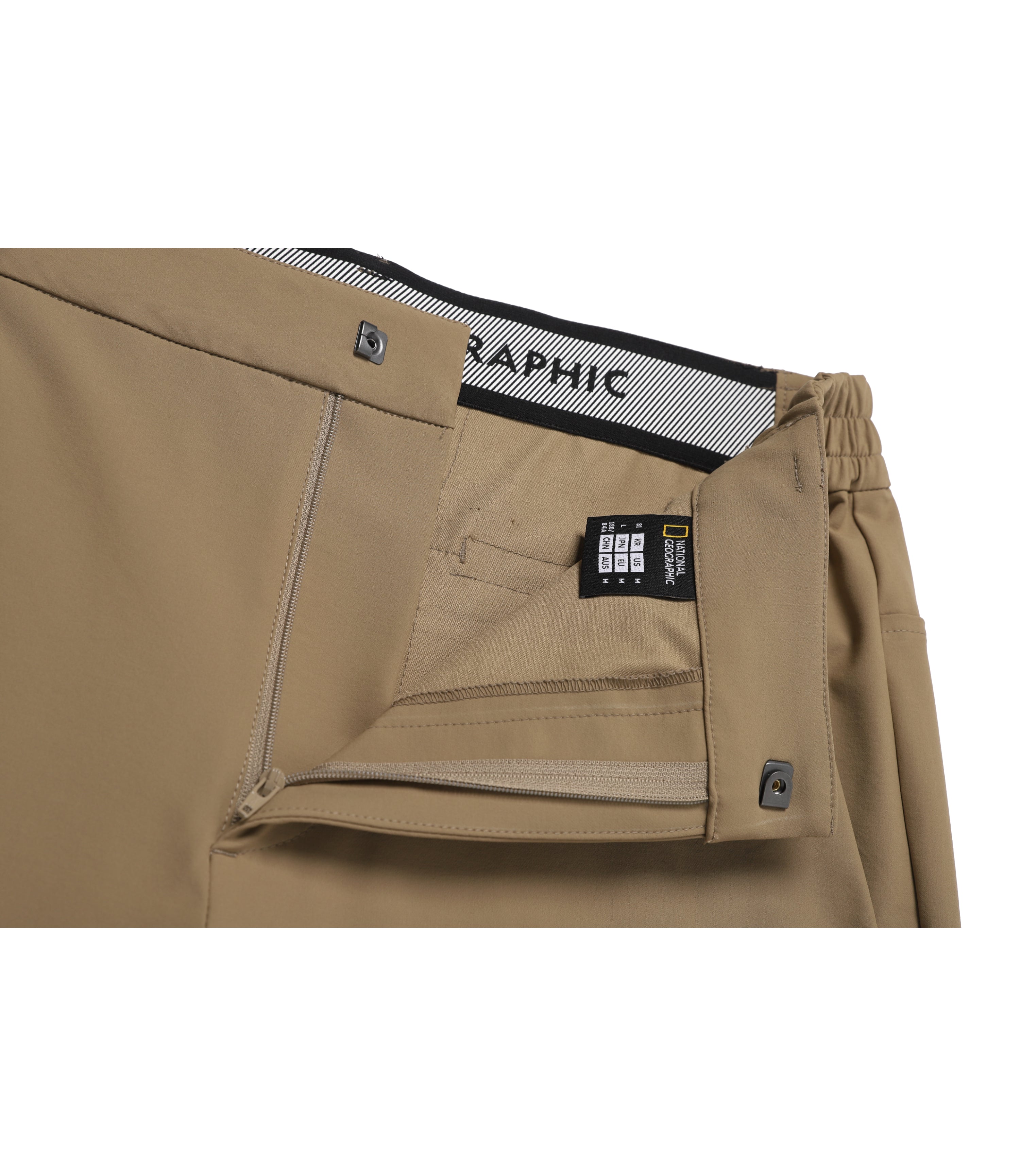 Men's ATLAS Stretch Slim Fit Pants<br>N/BEIGE