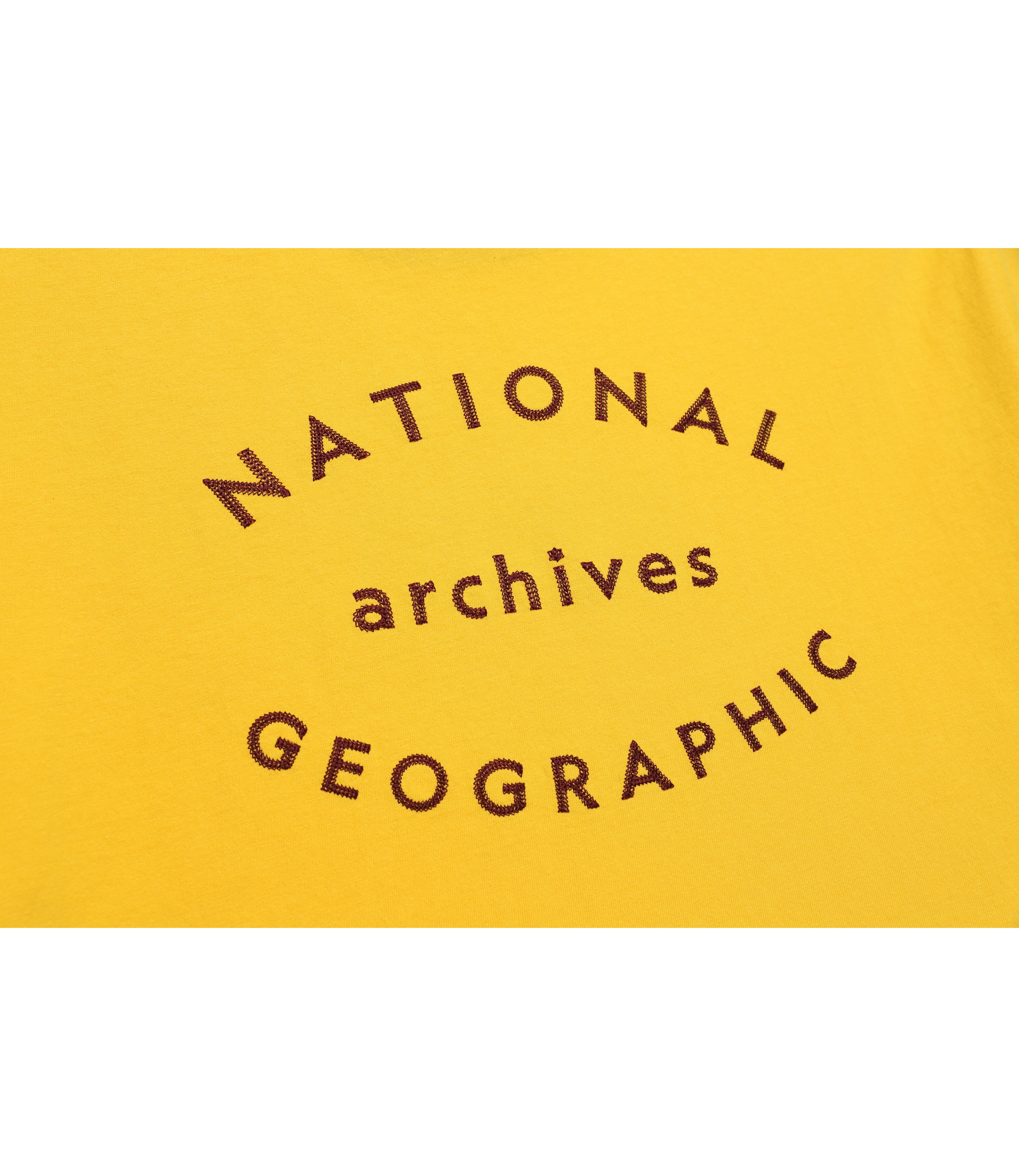 Unisex ARCHIVES Expedition Graphic Short Sleeve Tee<br>YELLOW