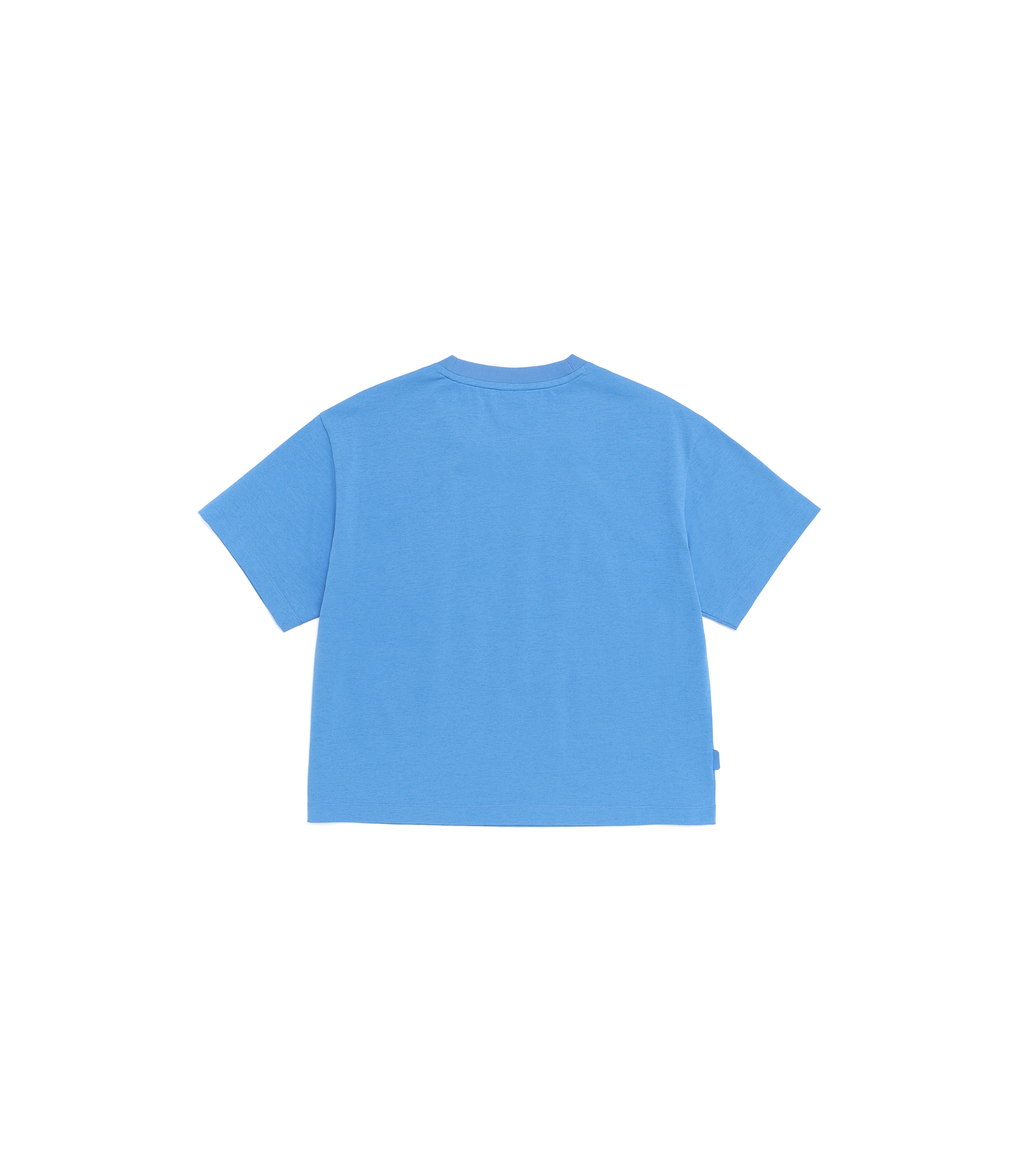 Women's Crow Sorona Cool Touch Semi-Overfit Semi-Crop Short Sleeve<br>MARINE BLUE