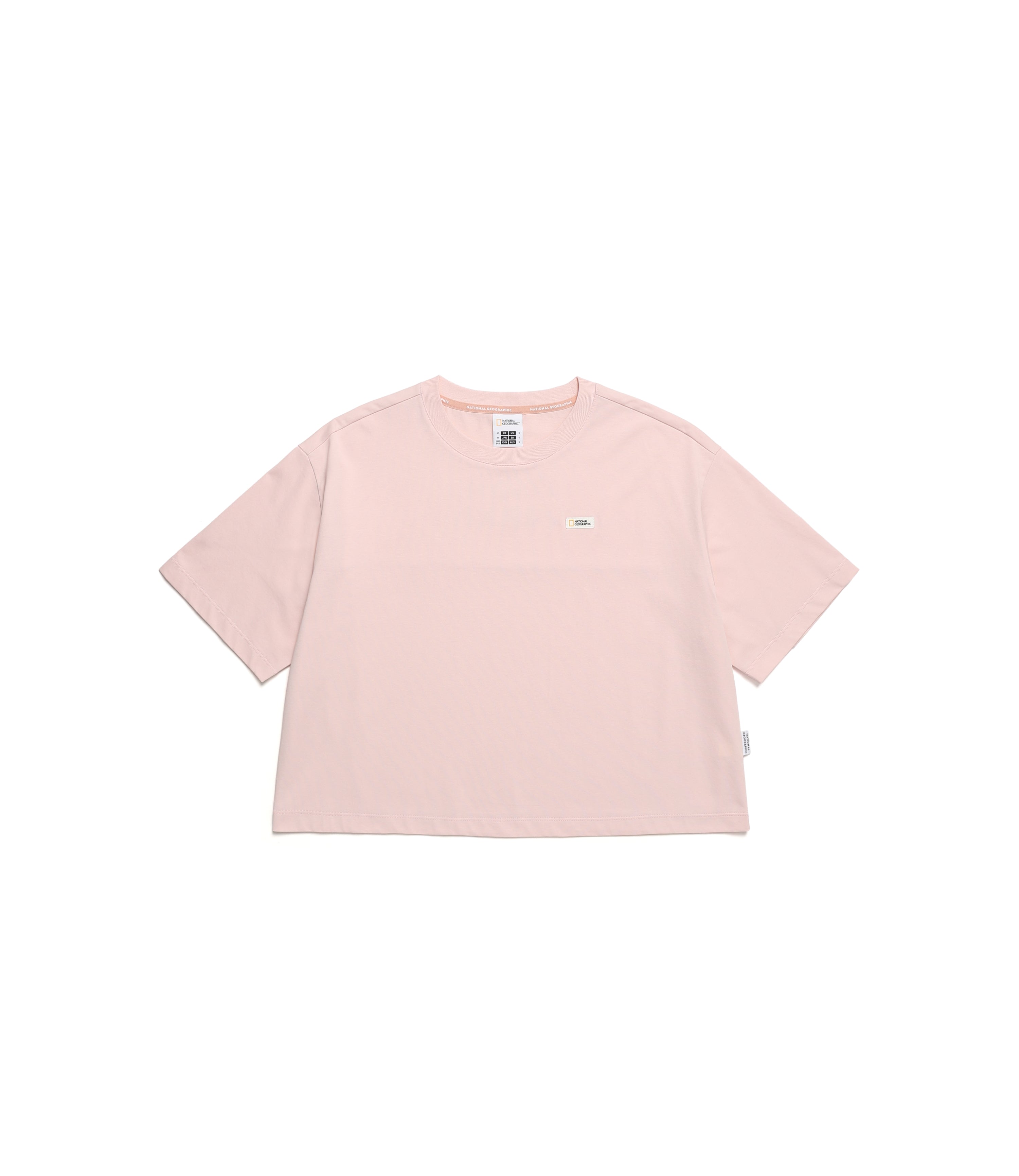 Women’s LOGO Cropped Short Sleeve Tee<br>PINK