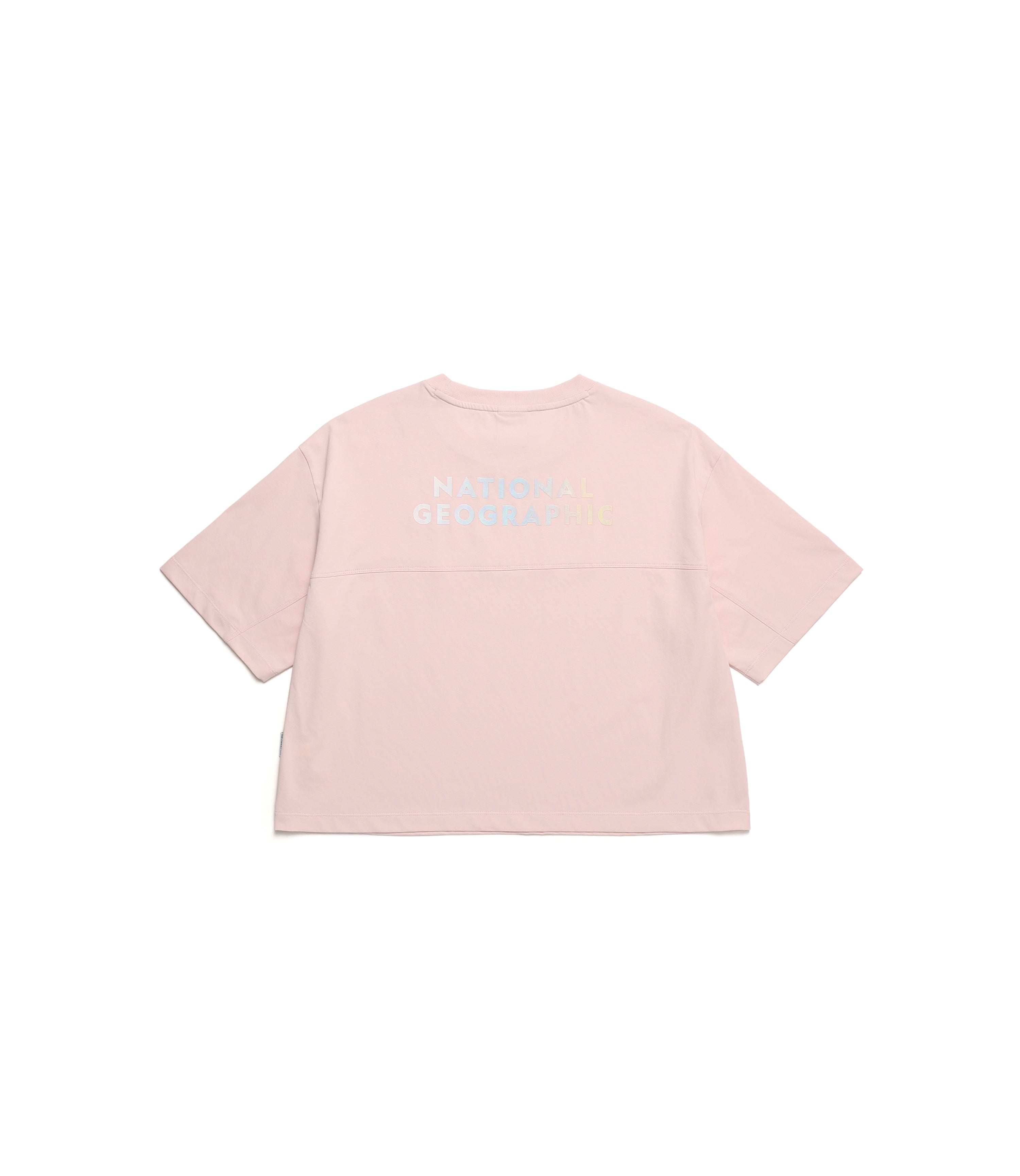 Women’s LOGO Cropped Short Sleeve Tee<br>PINK