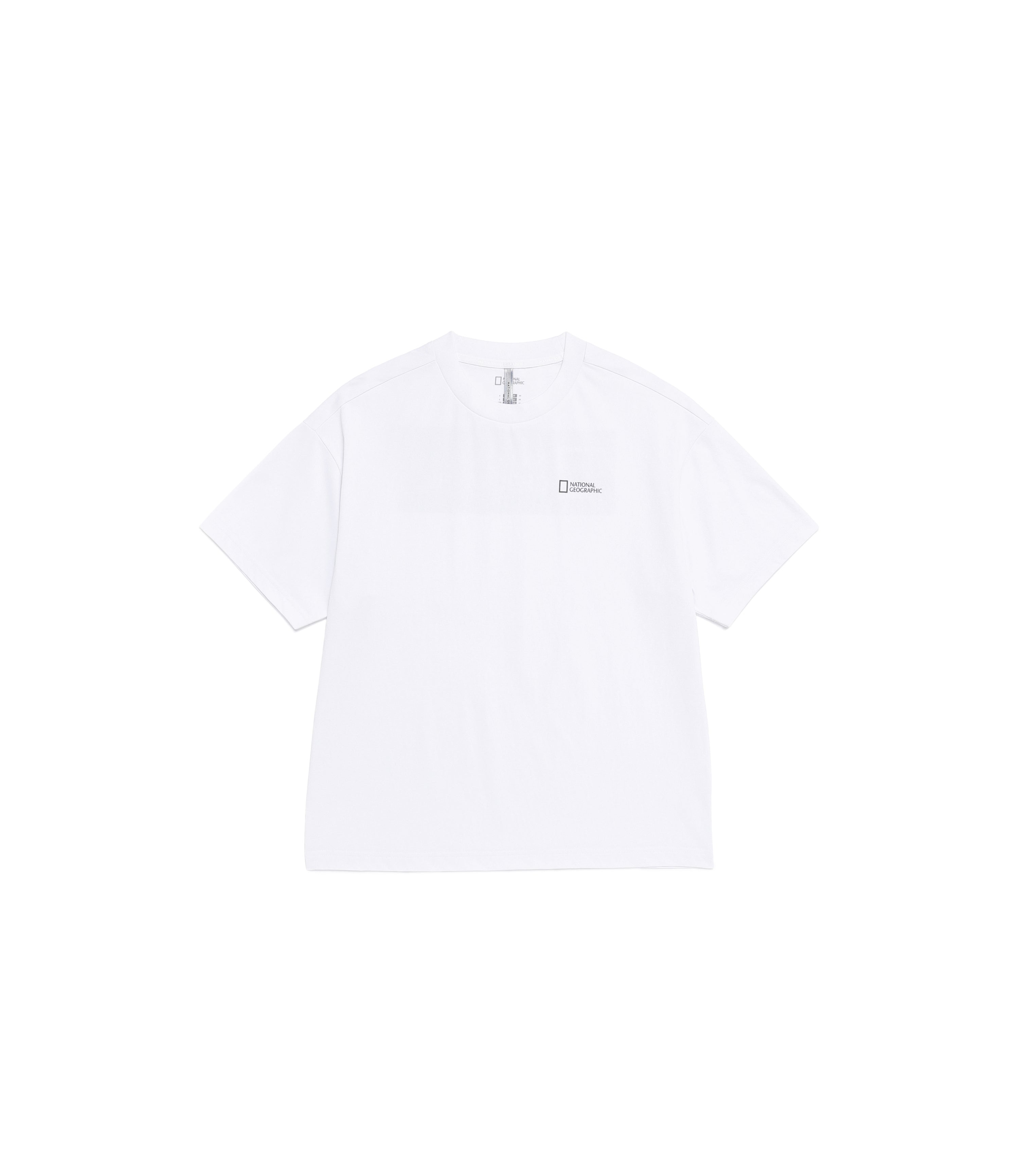 Unisex URBAN Big Logo Short Sleeve Tee<br>WHITE
