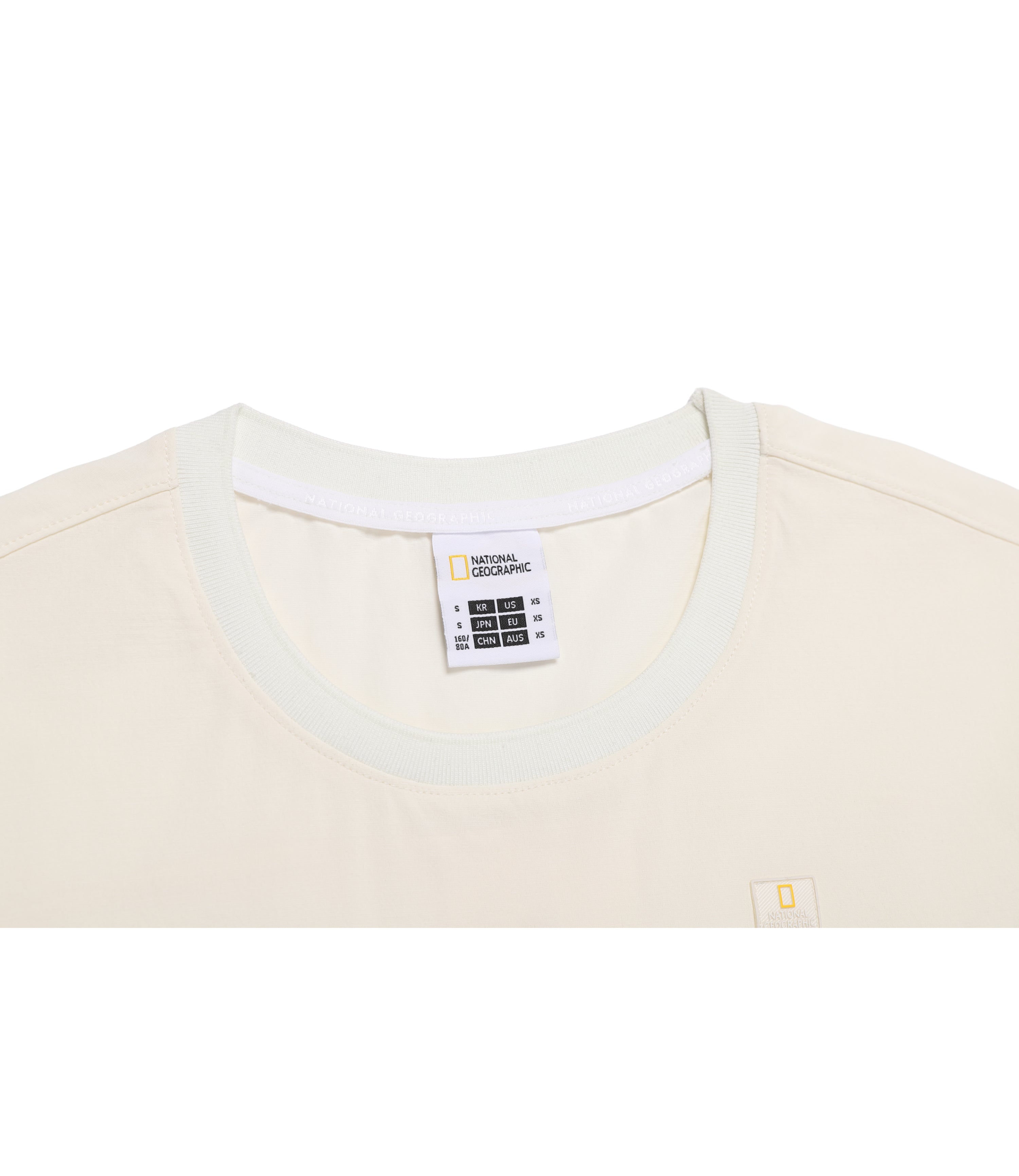 Women's Frozen Air Semi-Crop Short Sleeve Tee<br>IVORY