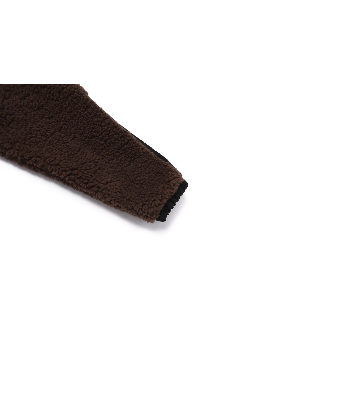 Unisex NRN Sherpa Pocket Color-Block Hooded Jacket<br>CHOCOLATE BROWN