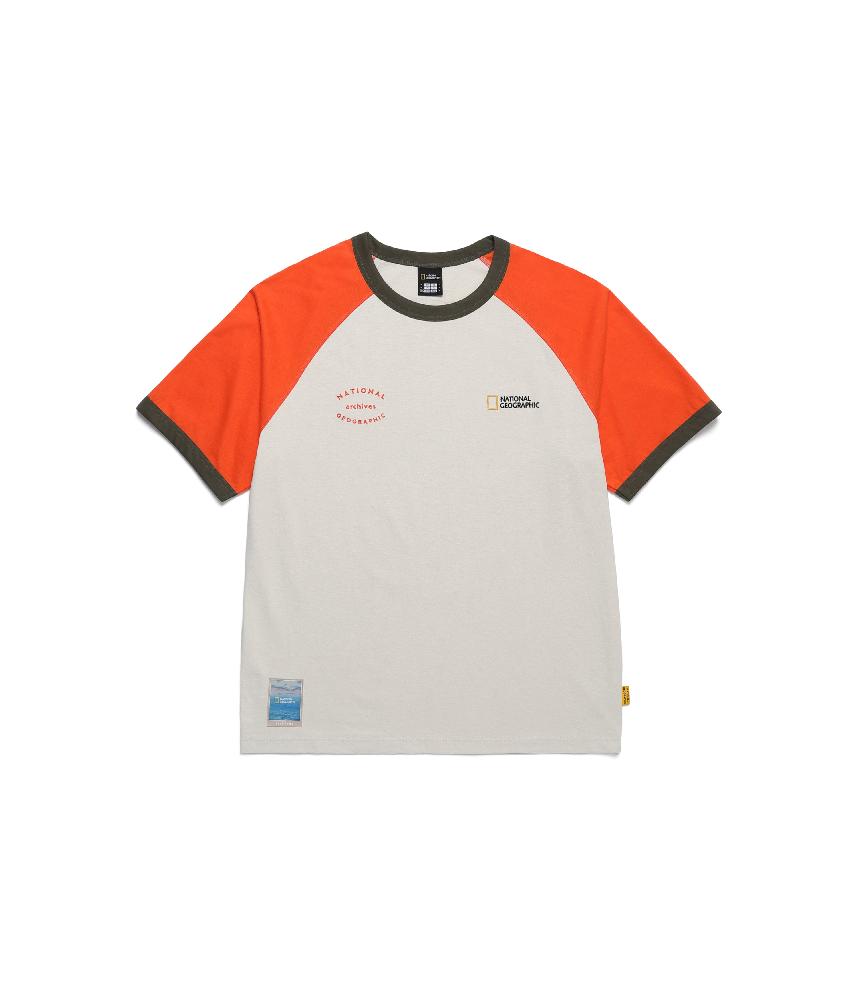 Unisex ARCHIVES Butterfly Graphic Short Sleeve Tee<br>ORANGE