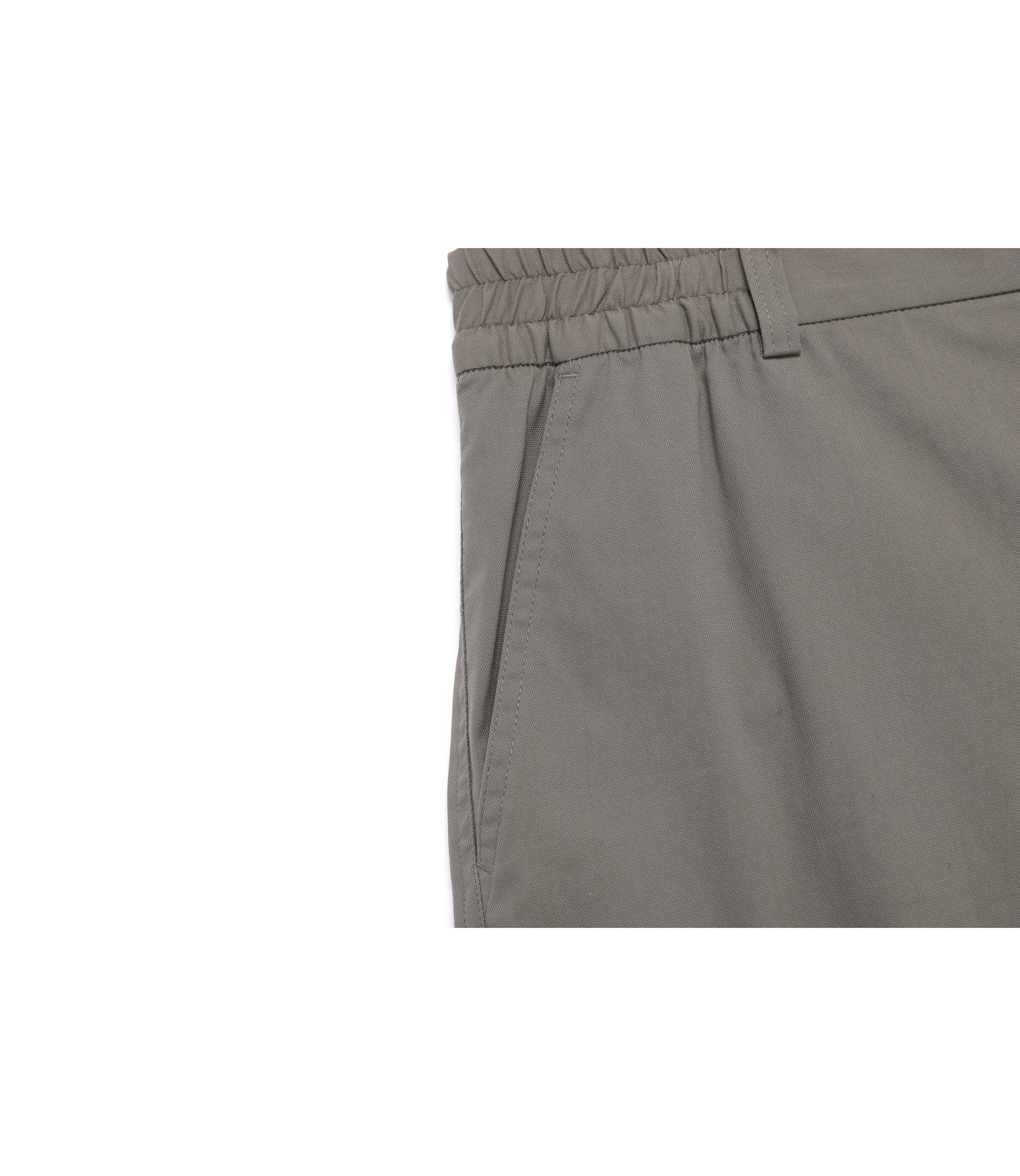 Unisex Cargo Pocket Knee-Length Short Pants<br>G/KHAKI