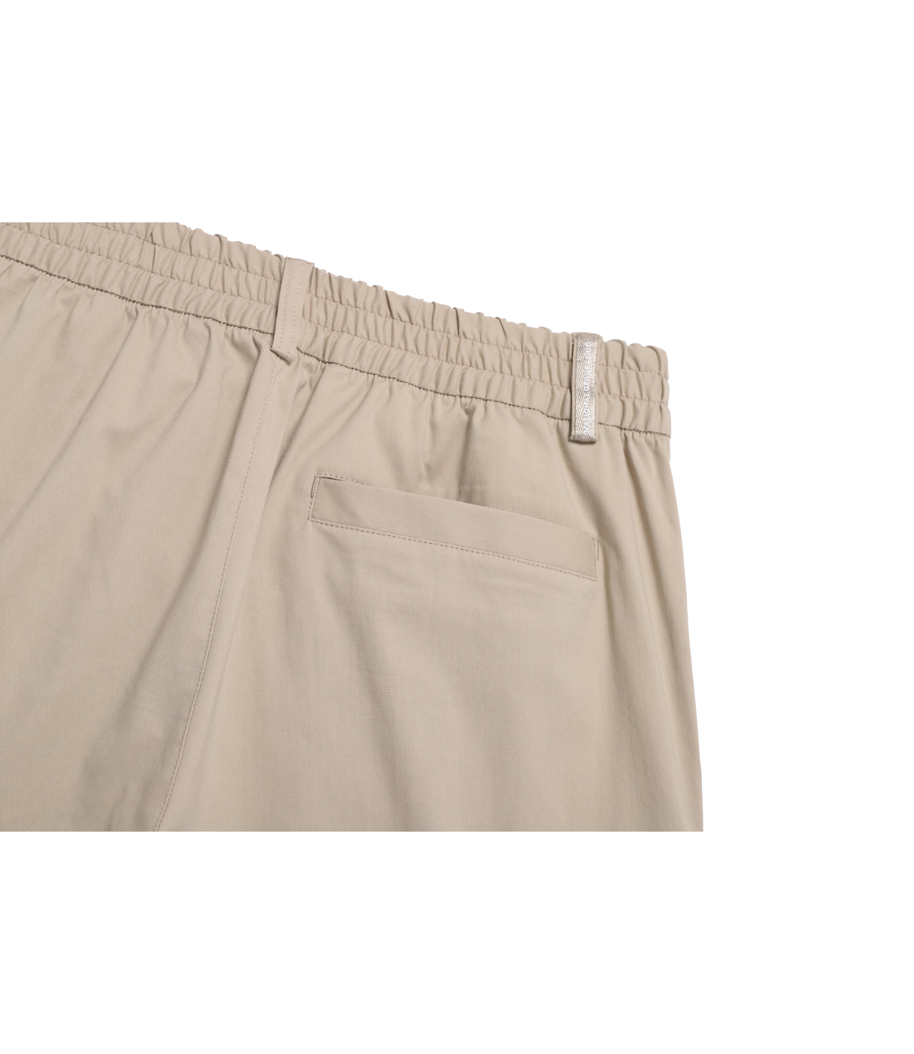 Unisex Cargo Pocket Knee-Length Short Pants<br>MOURNING BEIGE