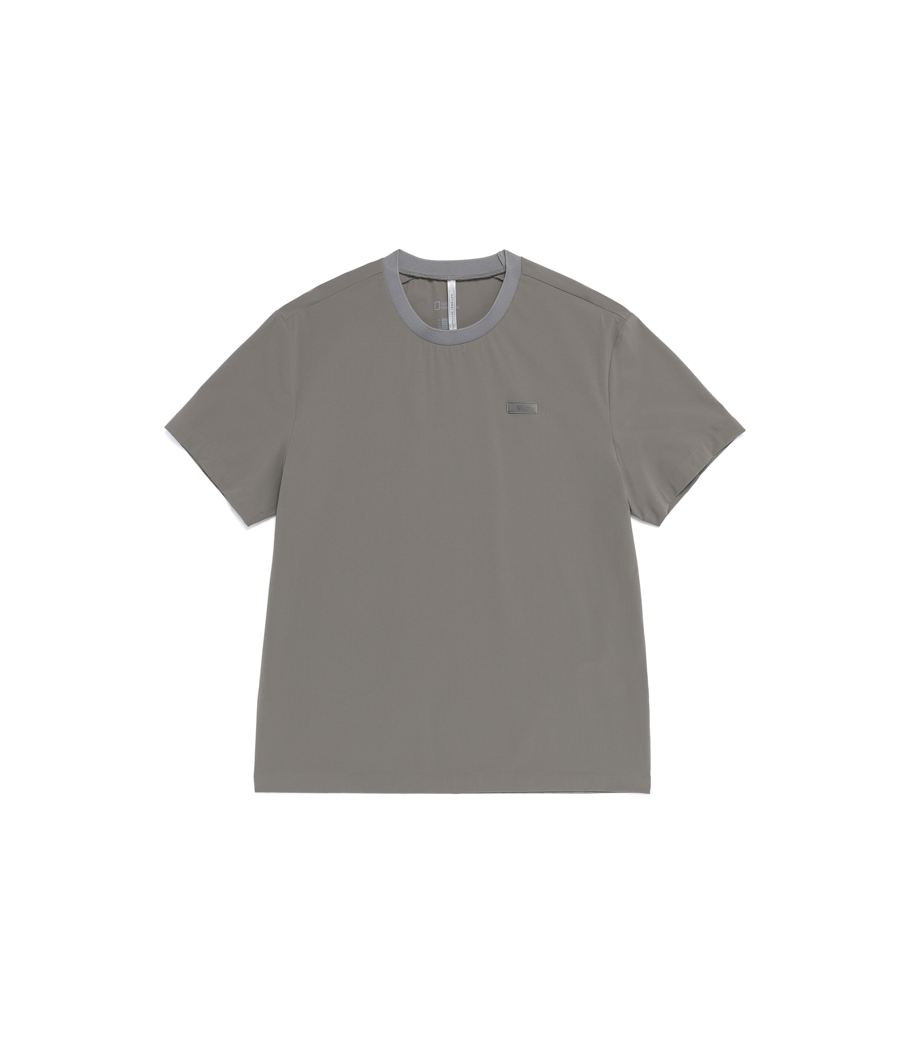Mens Airflow Short Sleeve Tee<br>GREY KHAKI