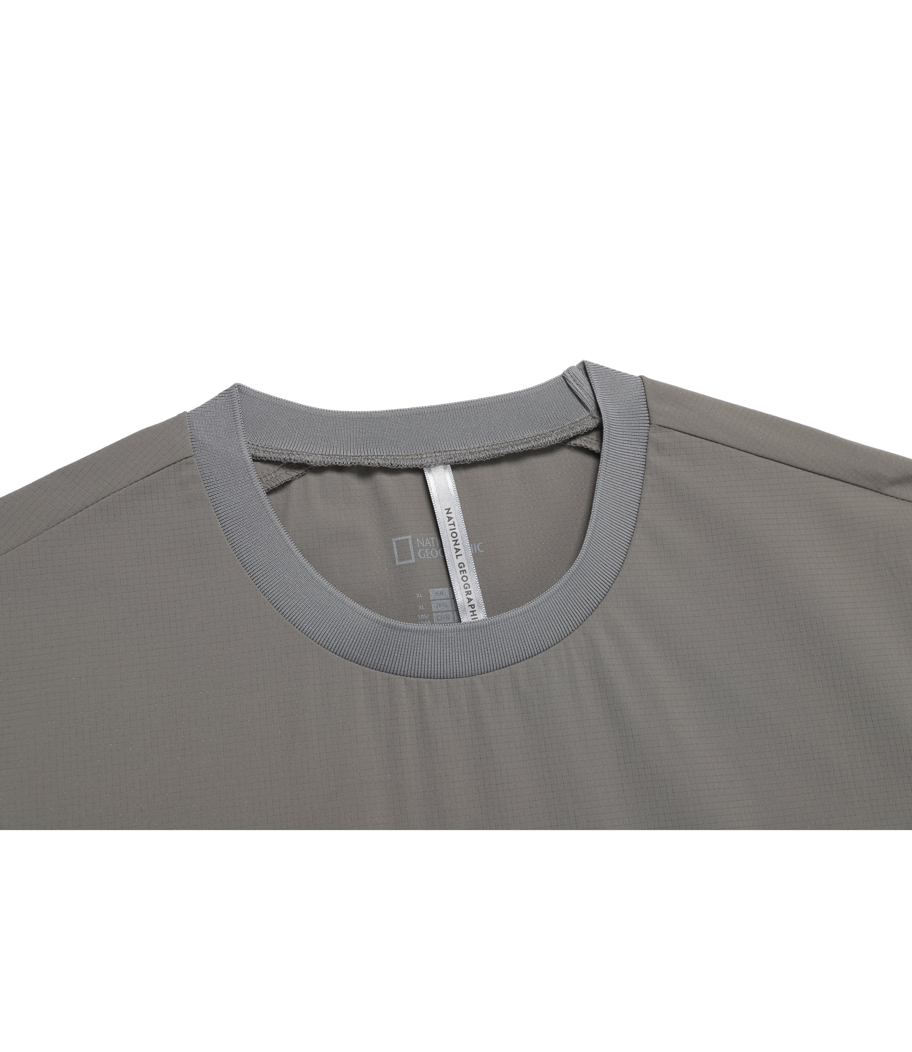 Mens Airflow Short Sleeve Tee<br>GREY KHAKI