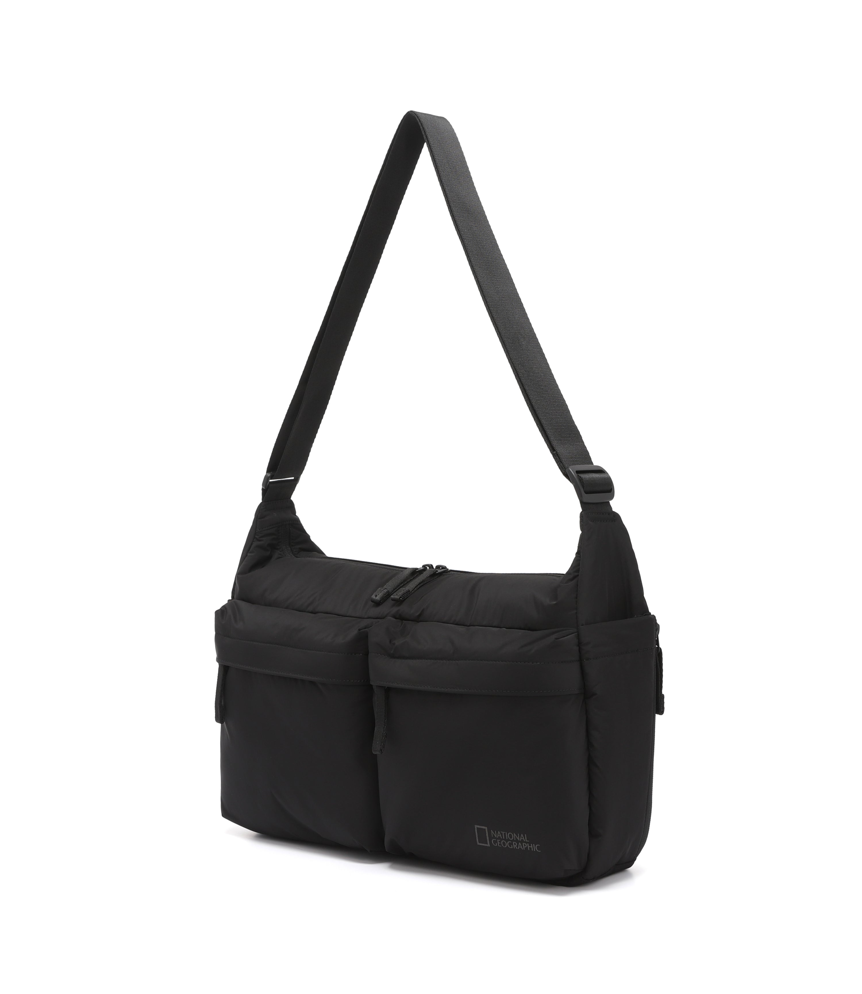 Padded Crossbody Bag<br>BLACK