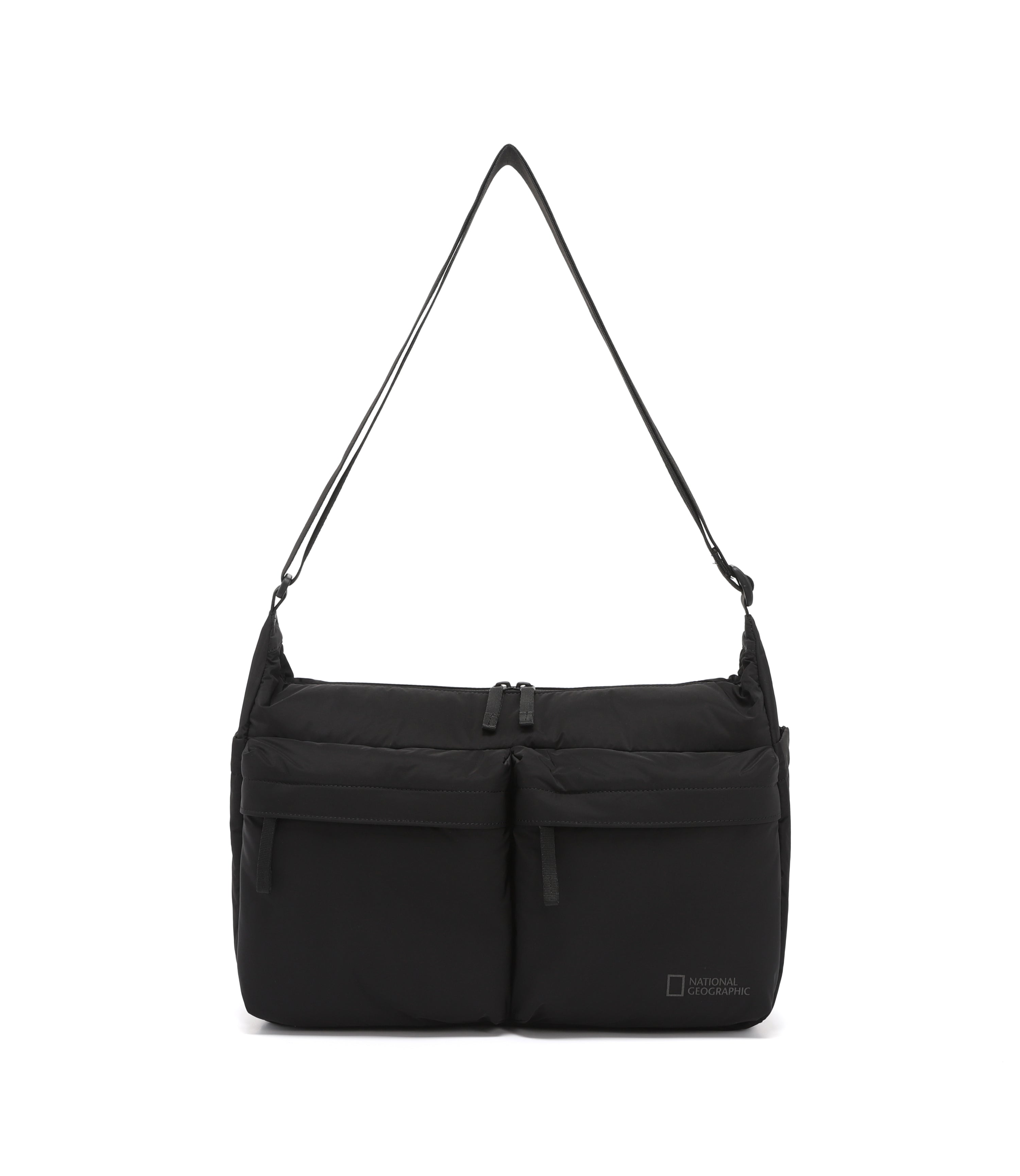 Padded Crossbody Bag<br>BLACK
