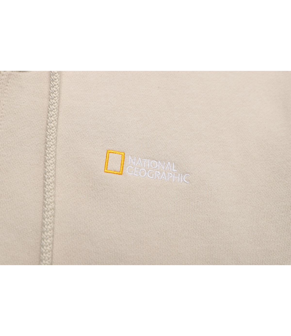 Women's Denim-Like Full Zip-Up Hoodie<br>SILVER BIRCH