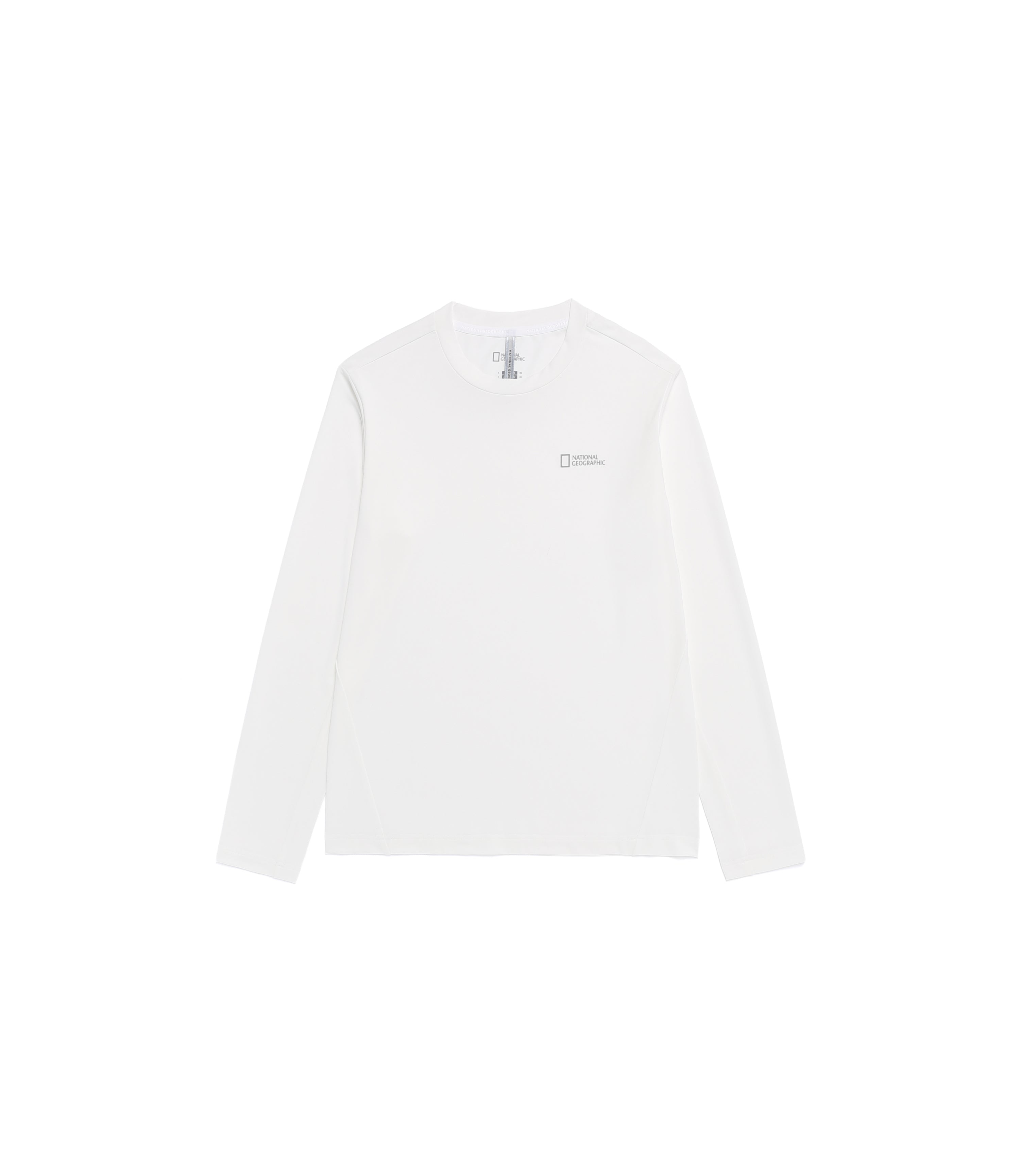 Unisex Base Layer Long Sleeve Tee<br>O/WHITE