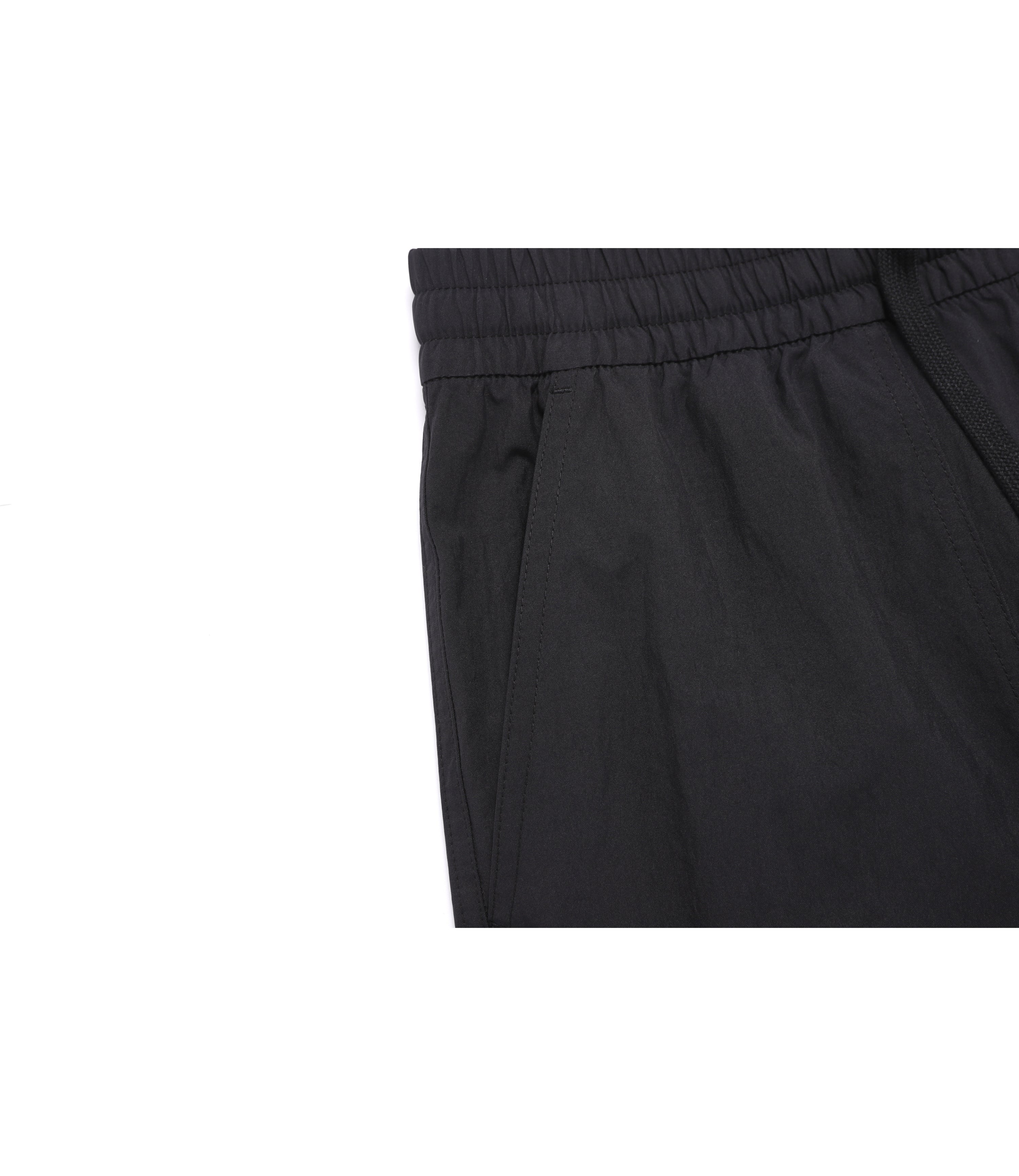 Unisex Felis Cooling Taslan Stretch Knee-Length Shorts<br>BLACK