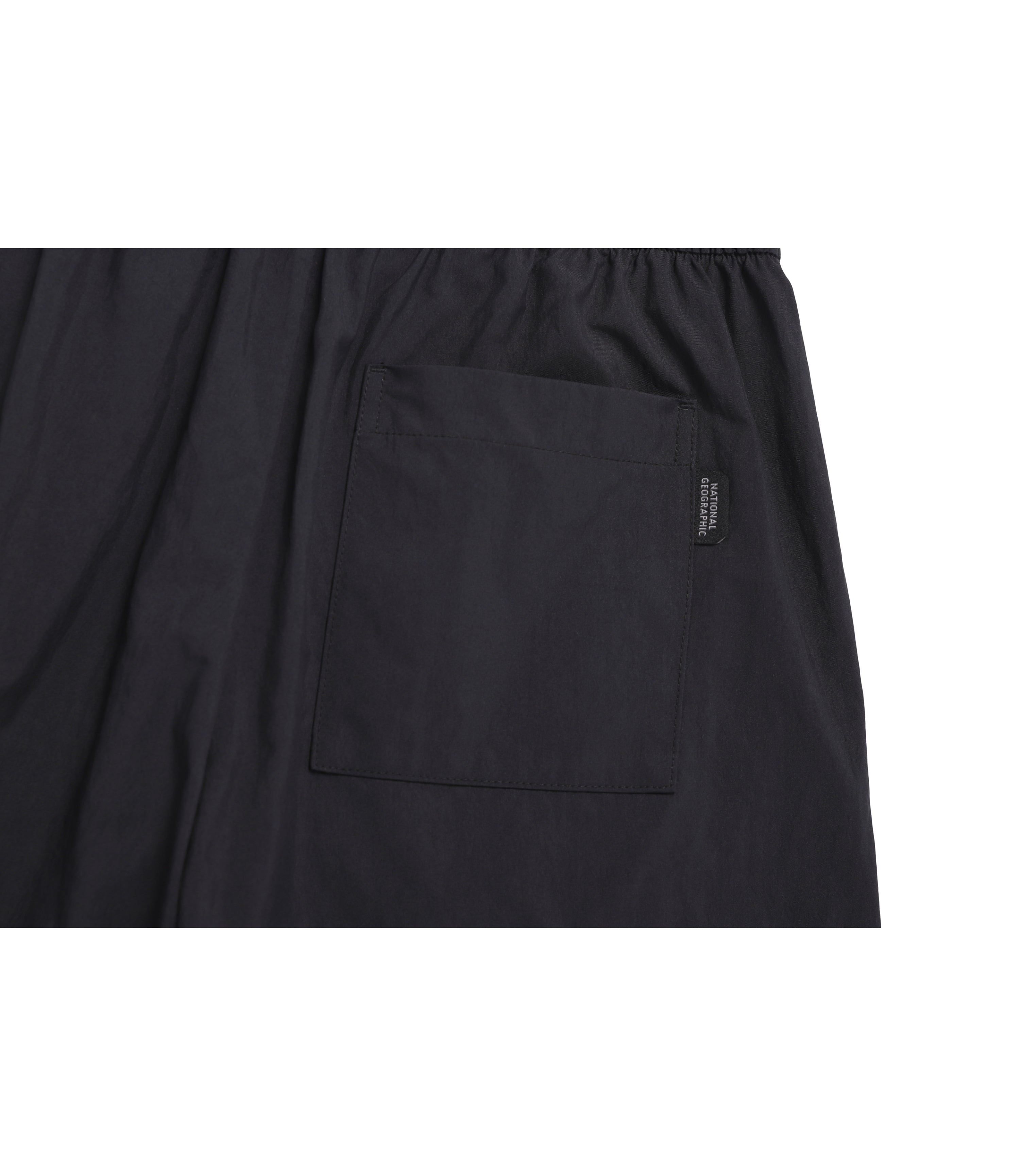 Unisex Felis Cooling Taslan Stretch Knee-Length Shorts<br>BLACK
