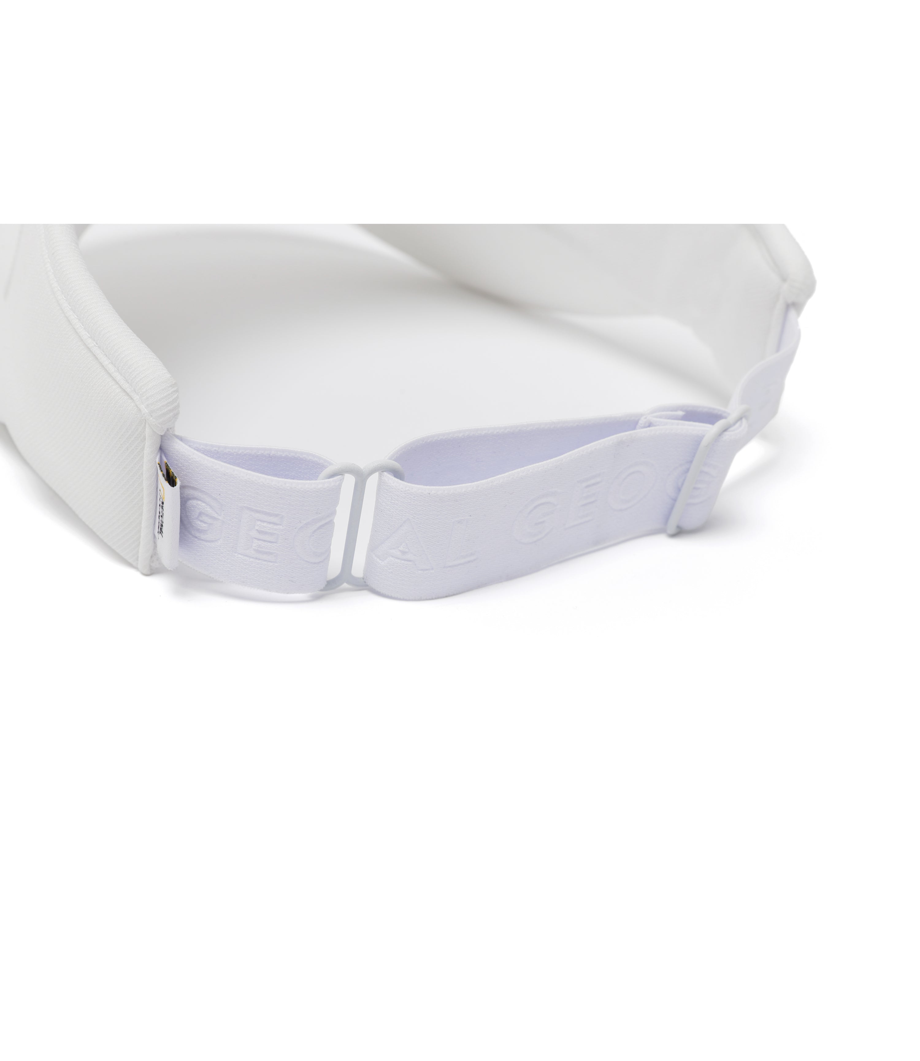 Raised Silicon LOGO Sun Visor<br>WHITE