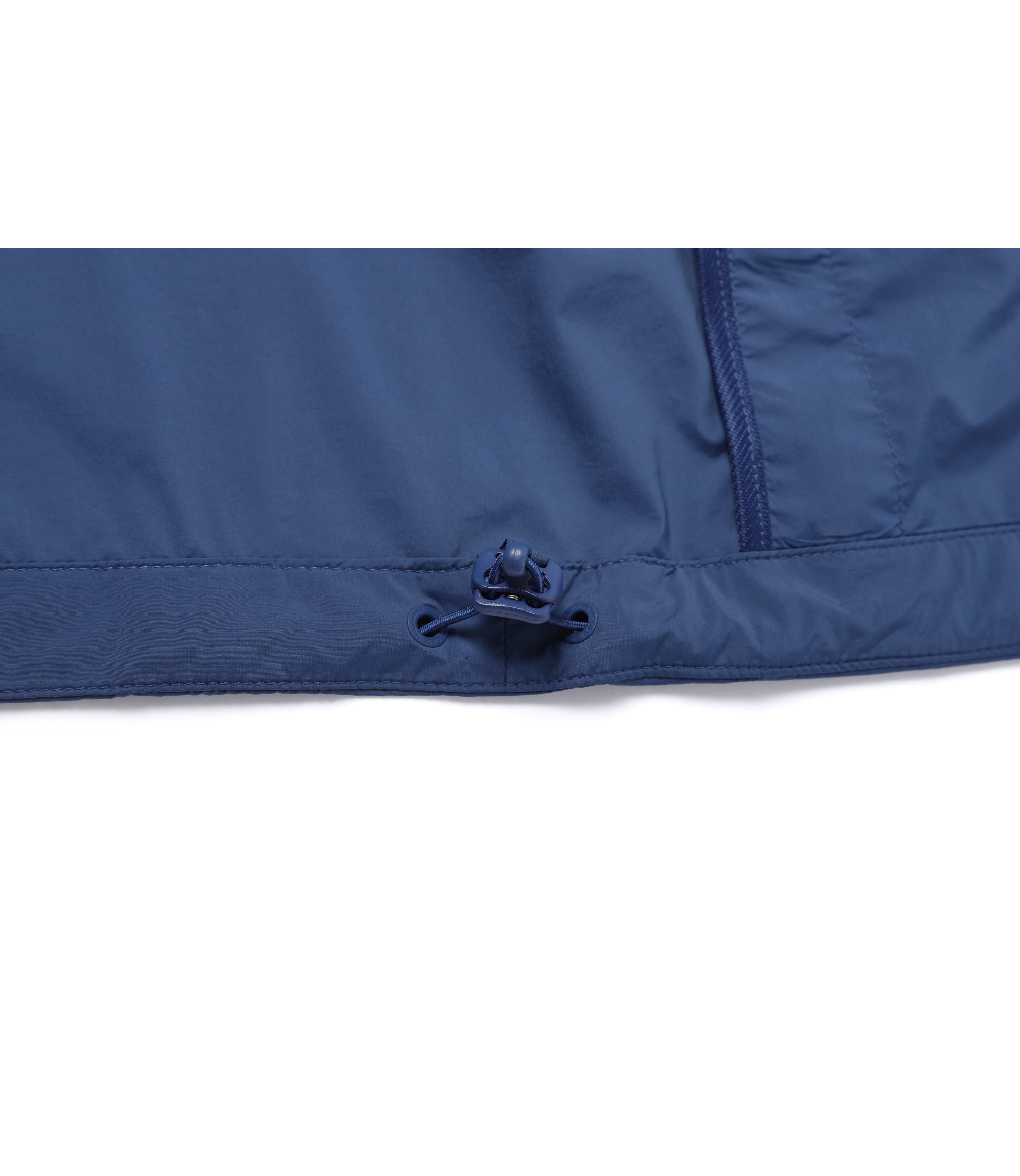 Unisex WALLACE Full Zip-Up Hooded Wind Breaker<br>DARK BLUE