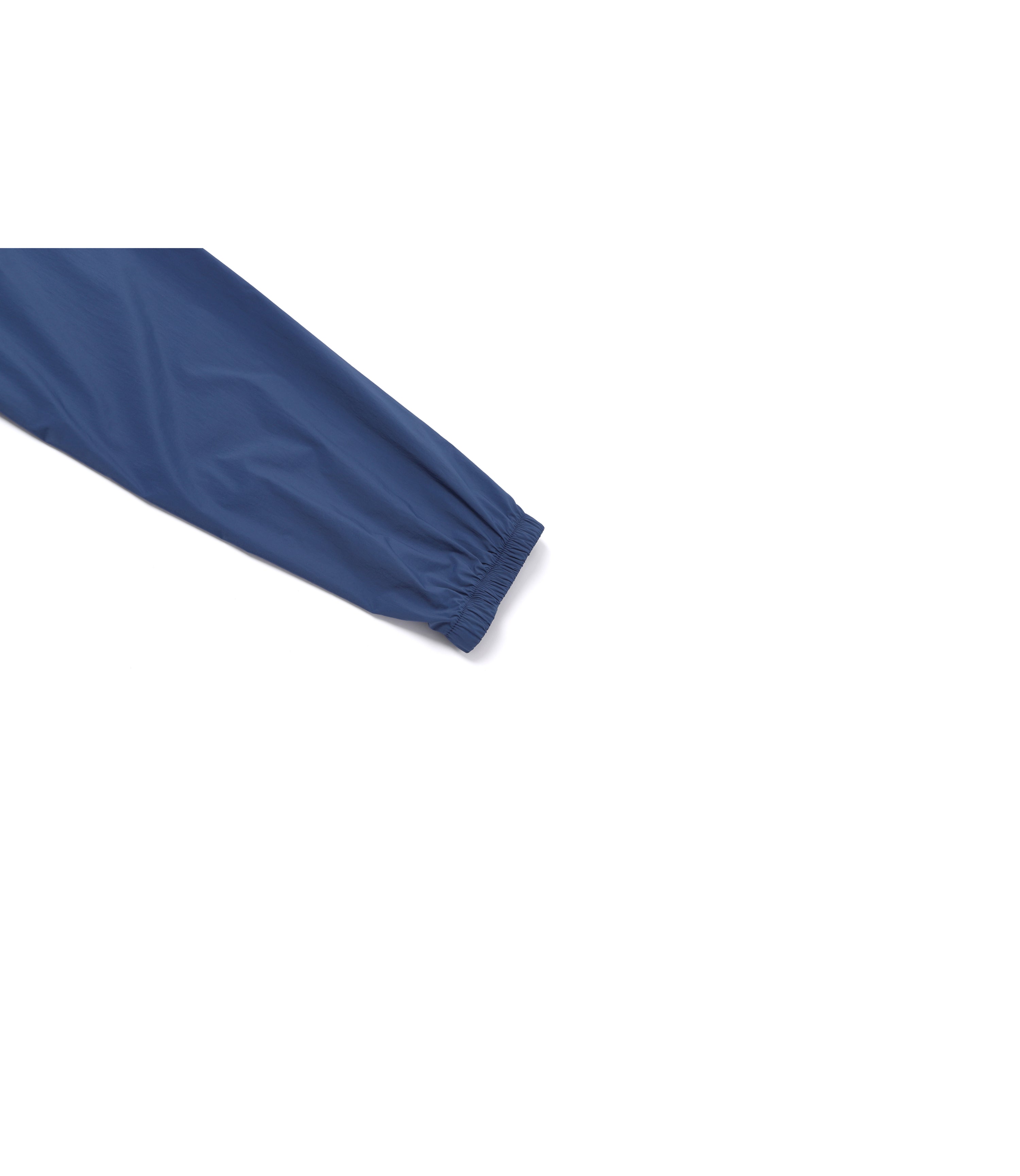 Unisex WALLACE Full Zip-Up Hooded Wind Breaker<br>DARK BLUE