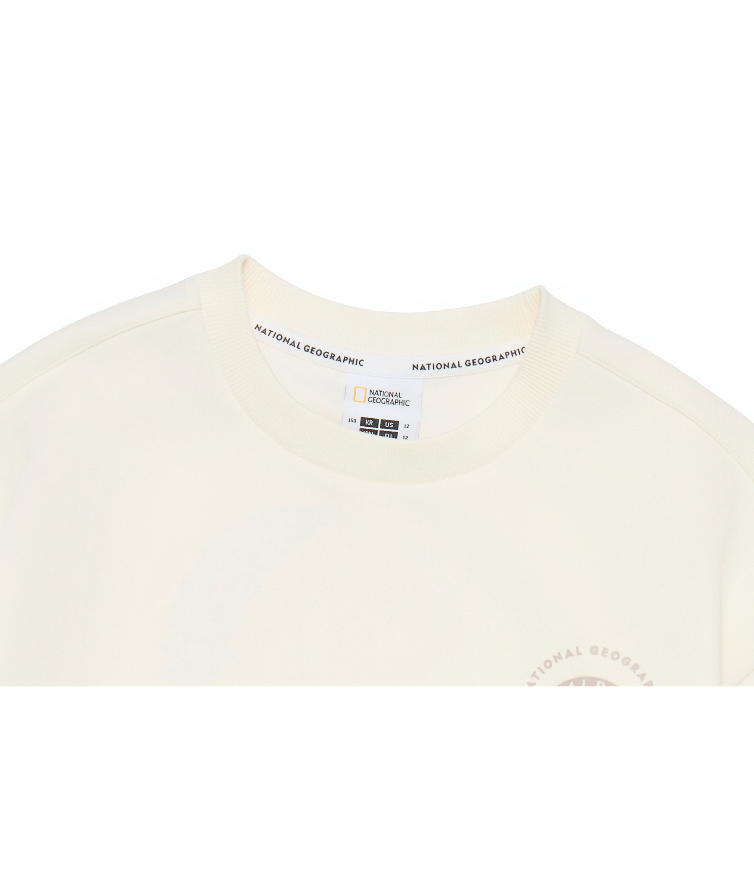 Kid's Season Back Graphic Sweatshirt<br>IVORY