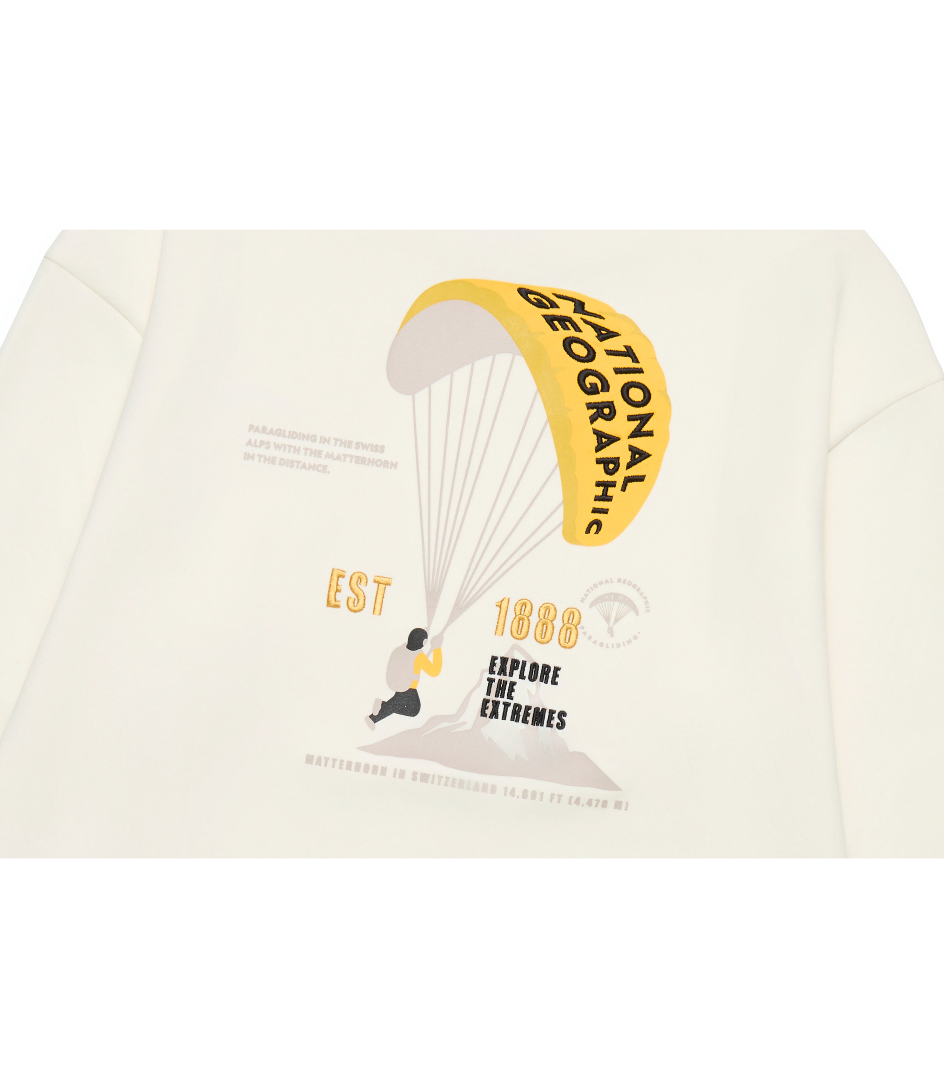 Kid's Season Back Graphic Sweatshirt<br>IVORY