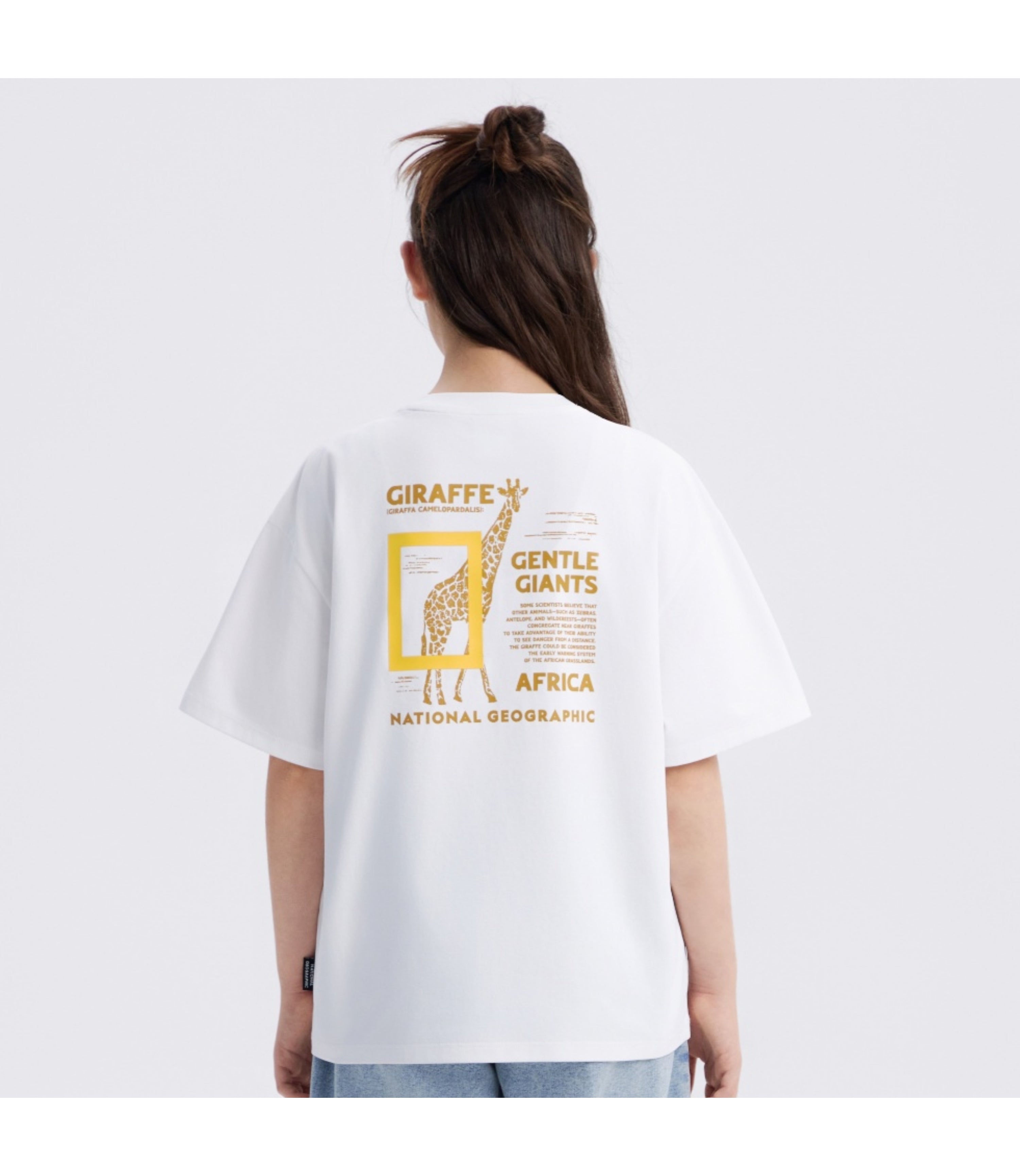 Kid's Cooling Safari Graphic Short Sleeve Tee<br>WHITE