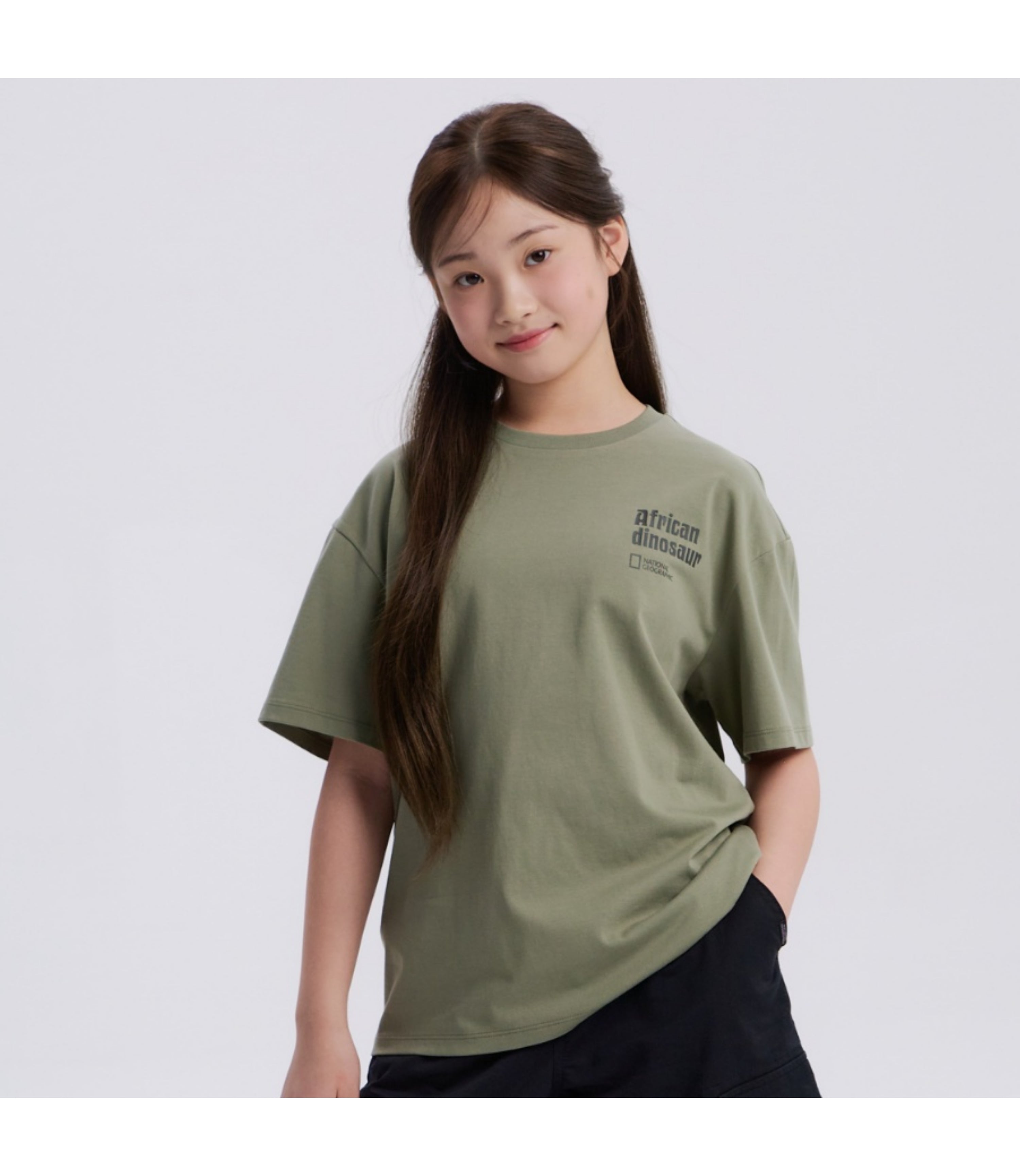 Kid's Adventure Graphic Short Sleeve Tee<br>KHAKI